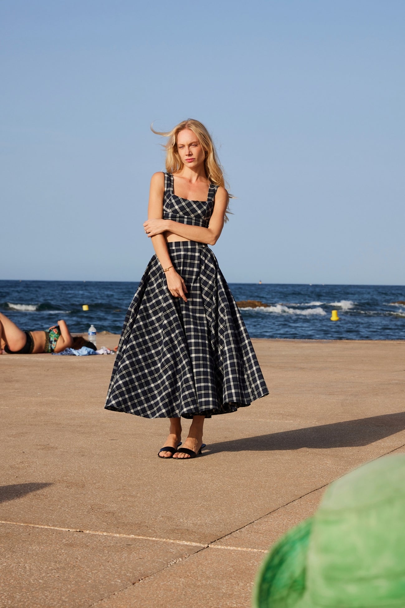 Babilou Skirt - Navy - Plaid
