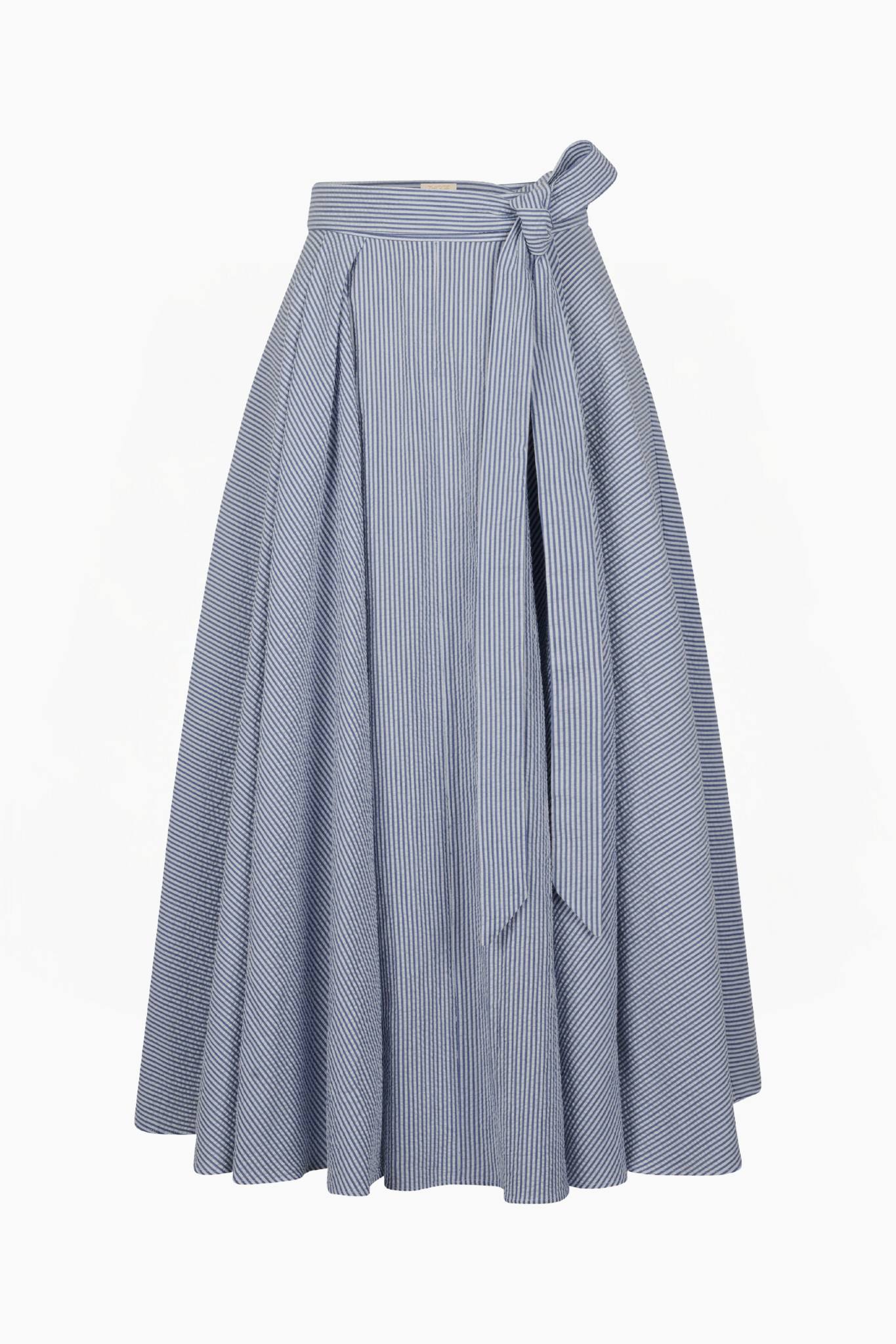 ANANE skirt in grey-blue stripes