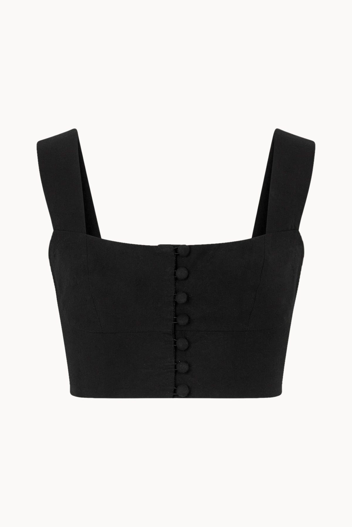 Acacia Top - Black - Solid