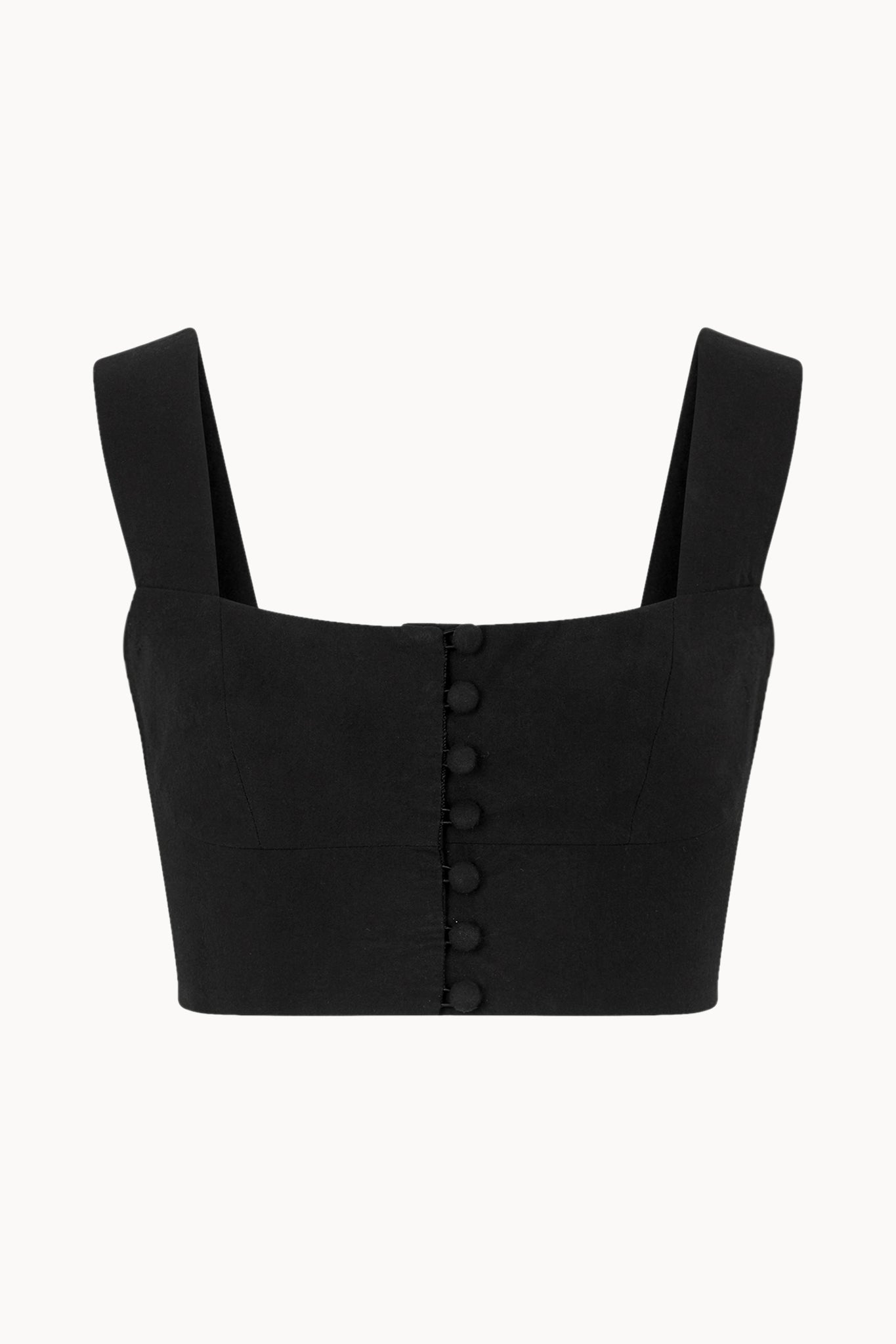 Acacia Top - Black - Solid