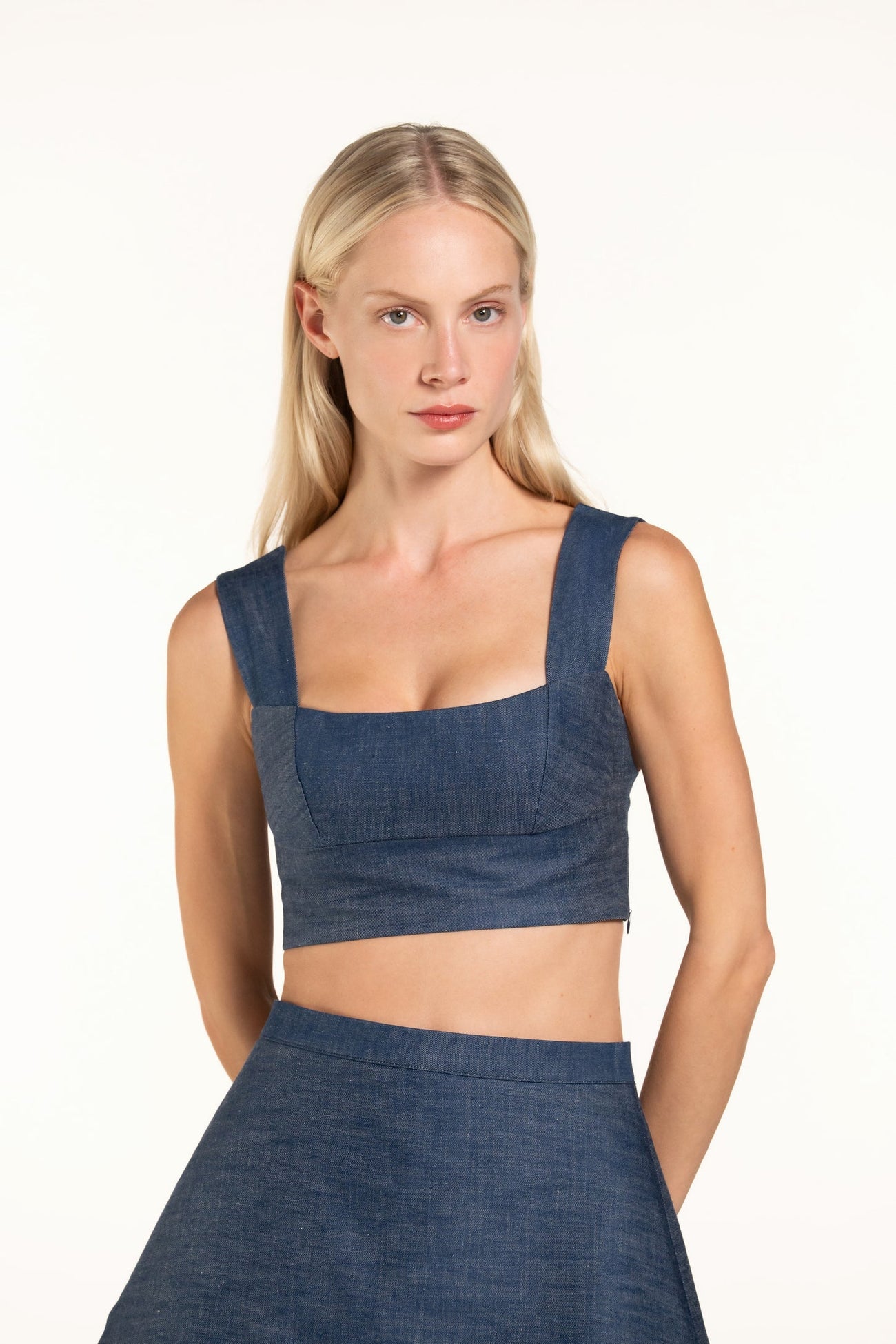 Acacia Top - Blue - Denim