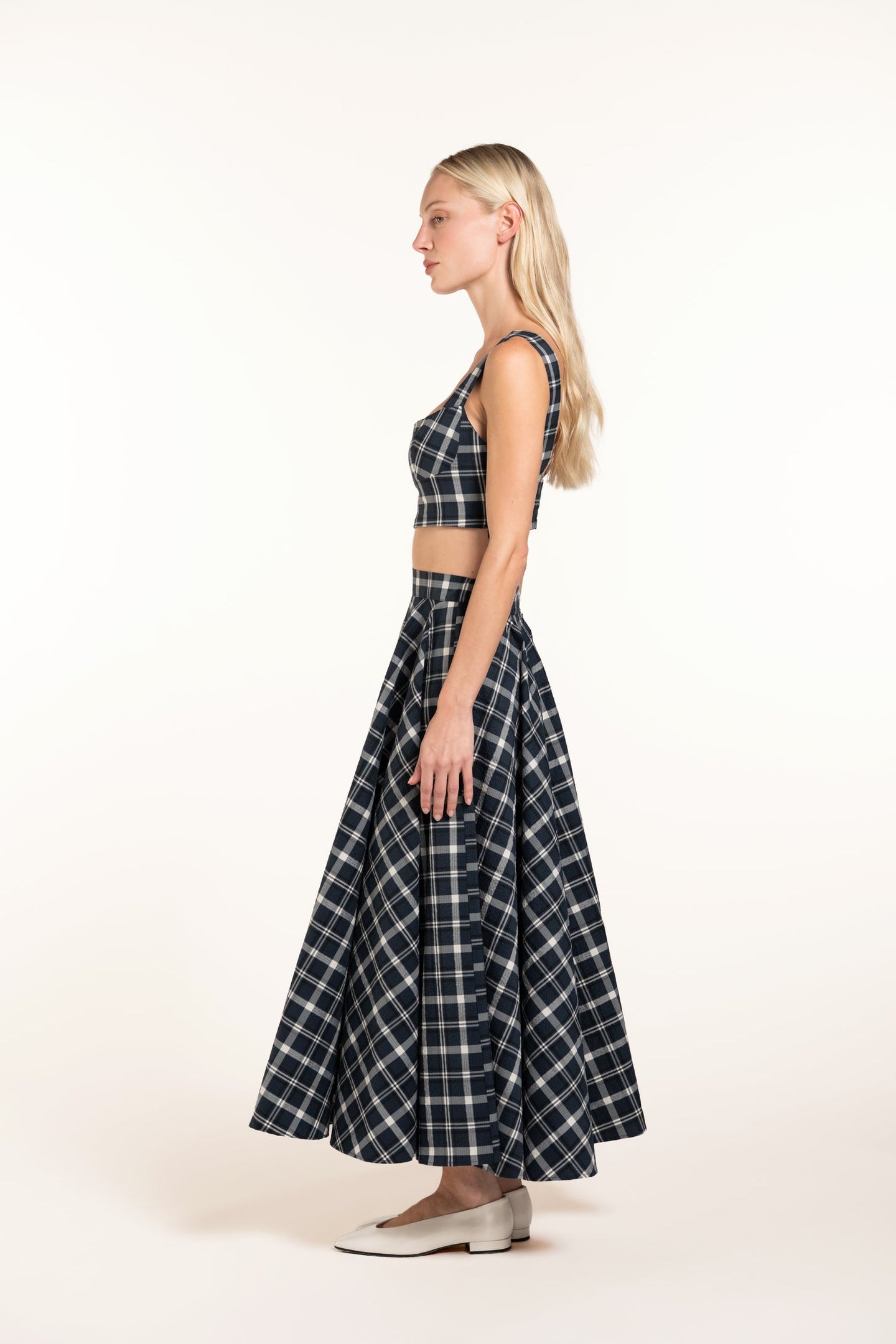 Acacia Top - Loch - Plaid