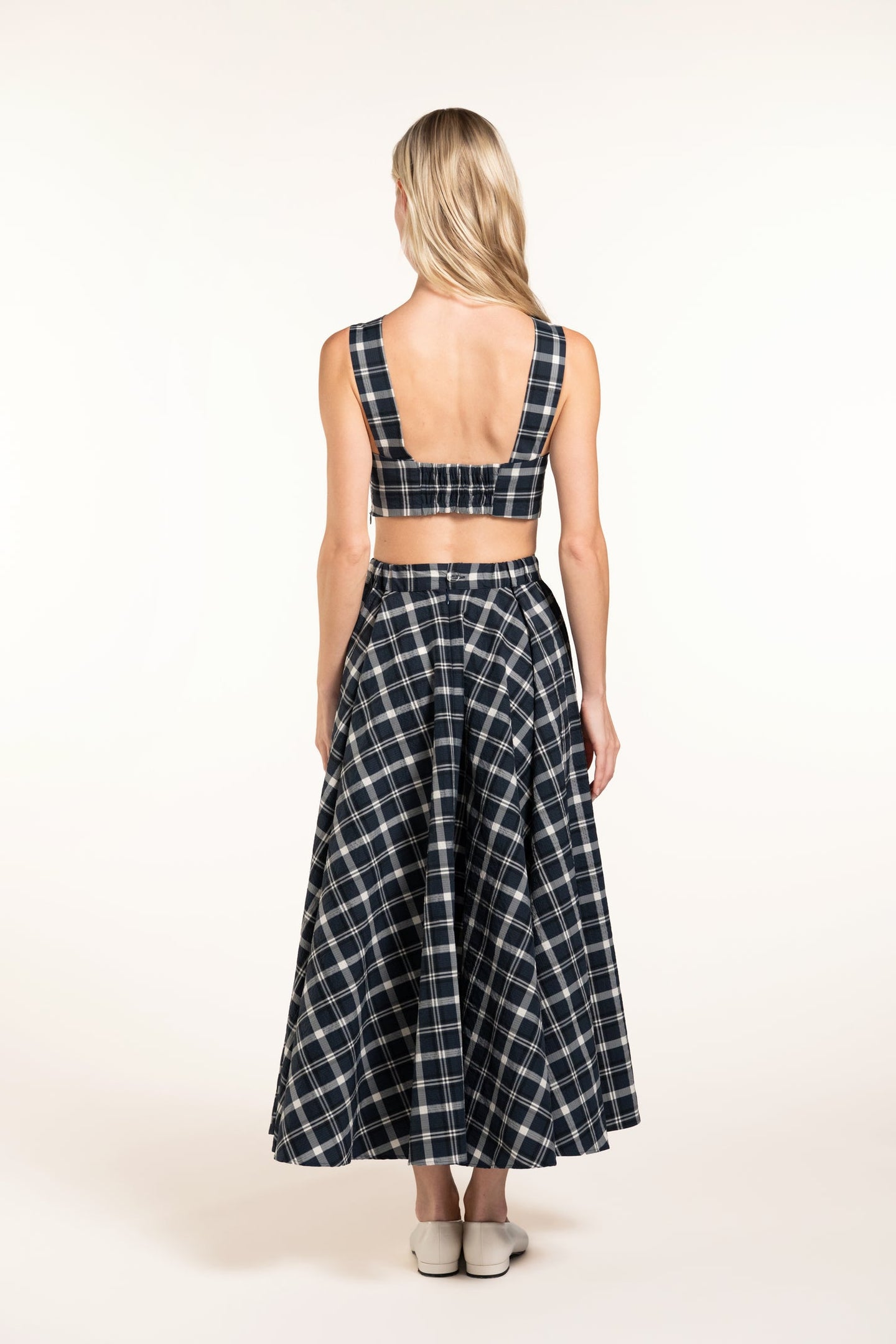 Acacia Top - Loch - Plaid