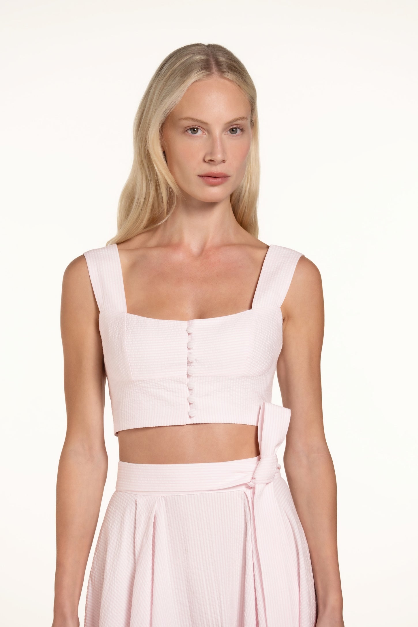 Acacia Top - Pink - Stripes