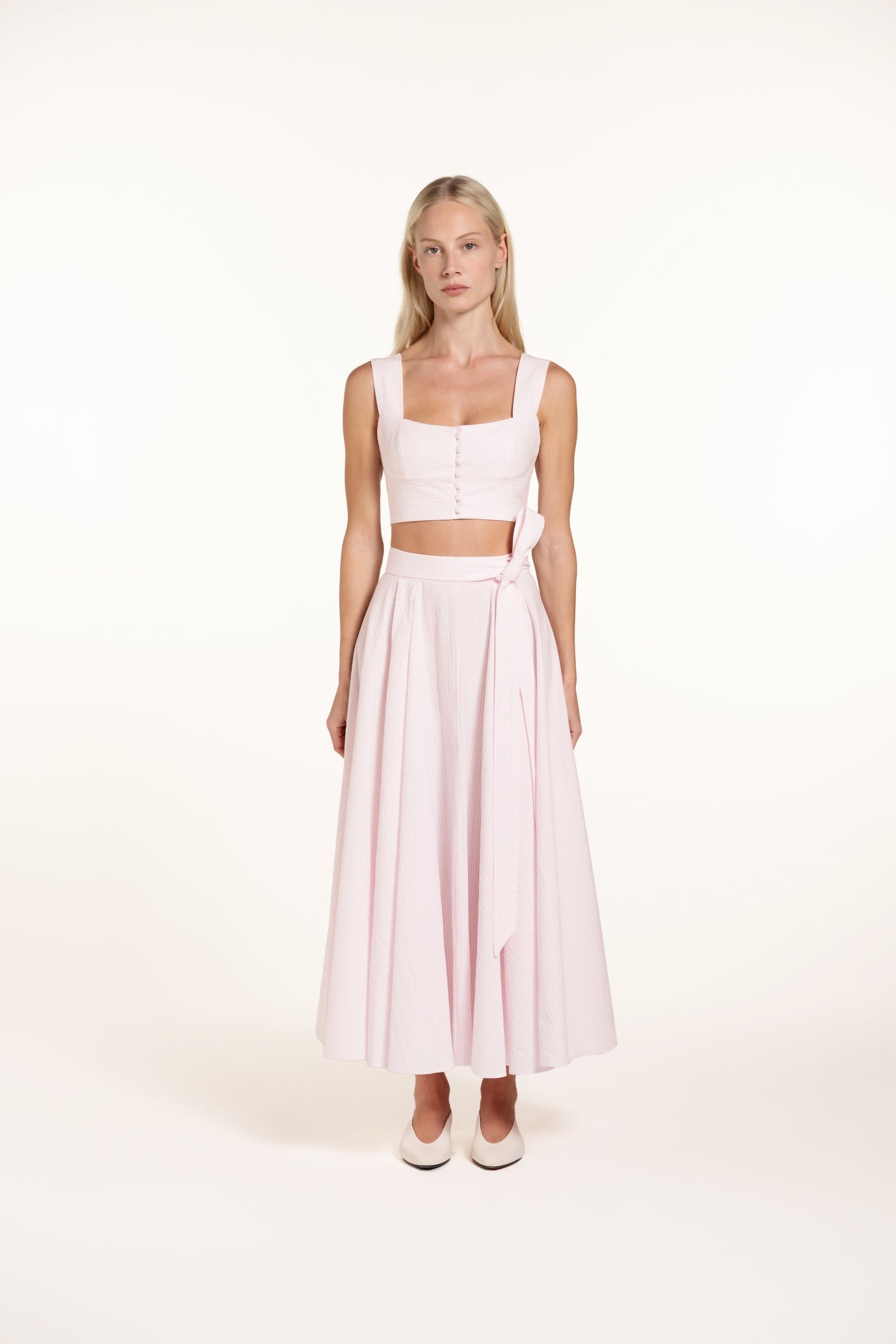 Acacia Top - Pink - Stripes