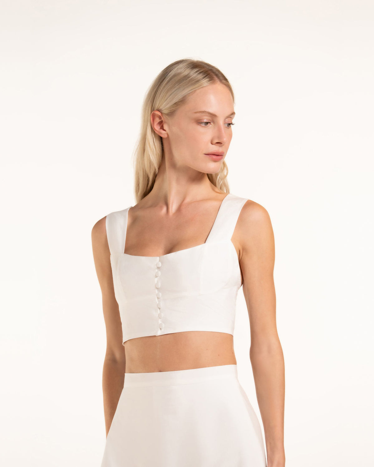 Zhiggie Acacia Top in white