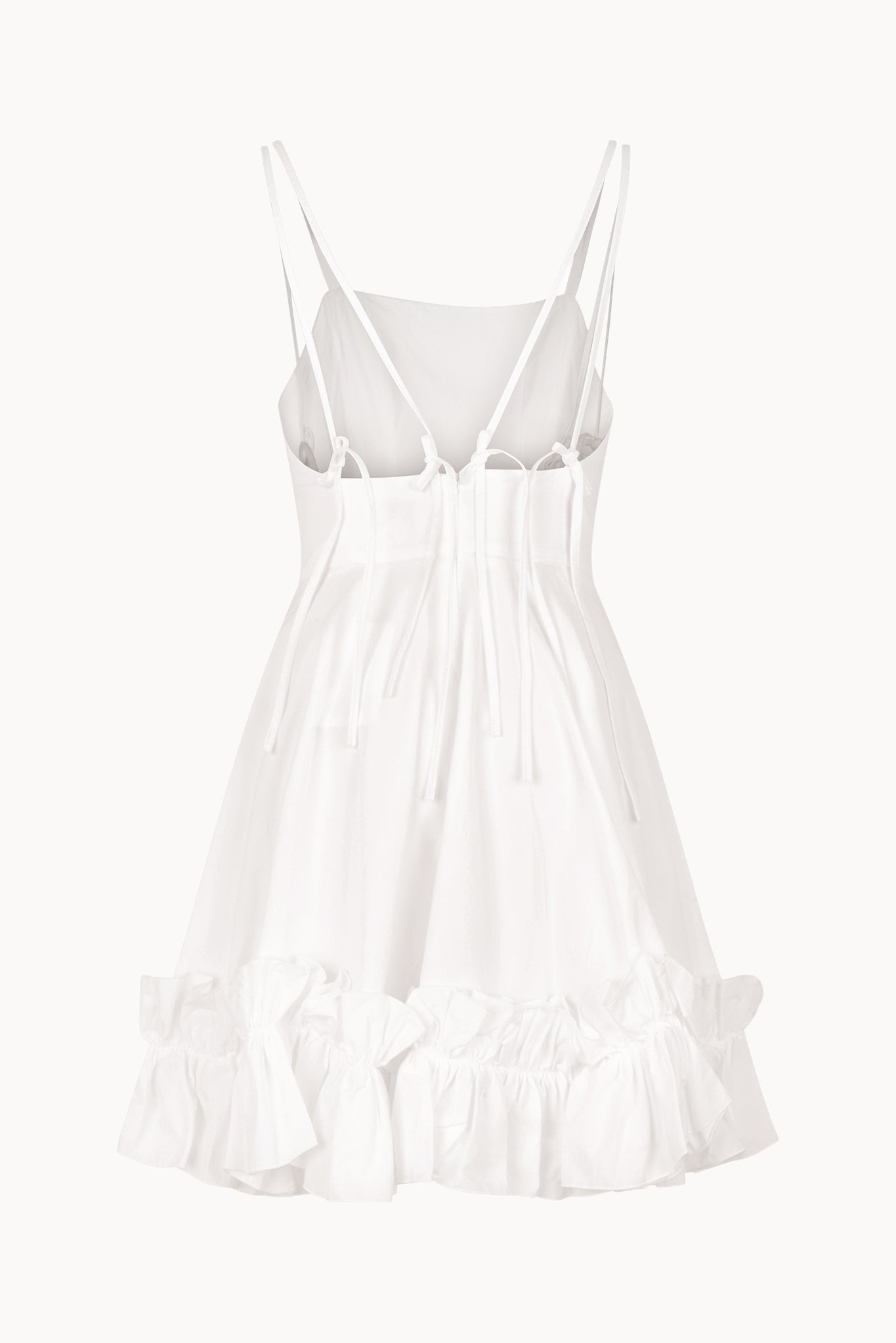 Adenor Dress - White - Solid