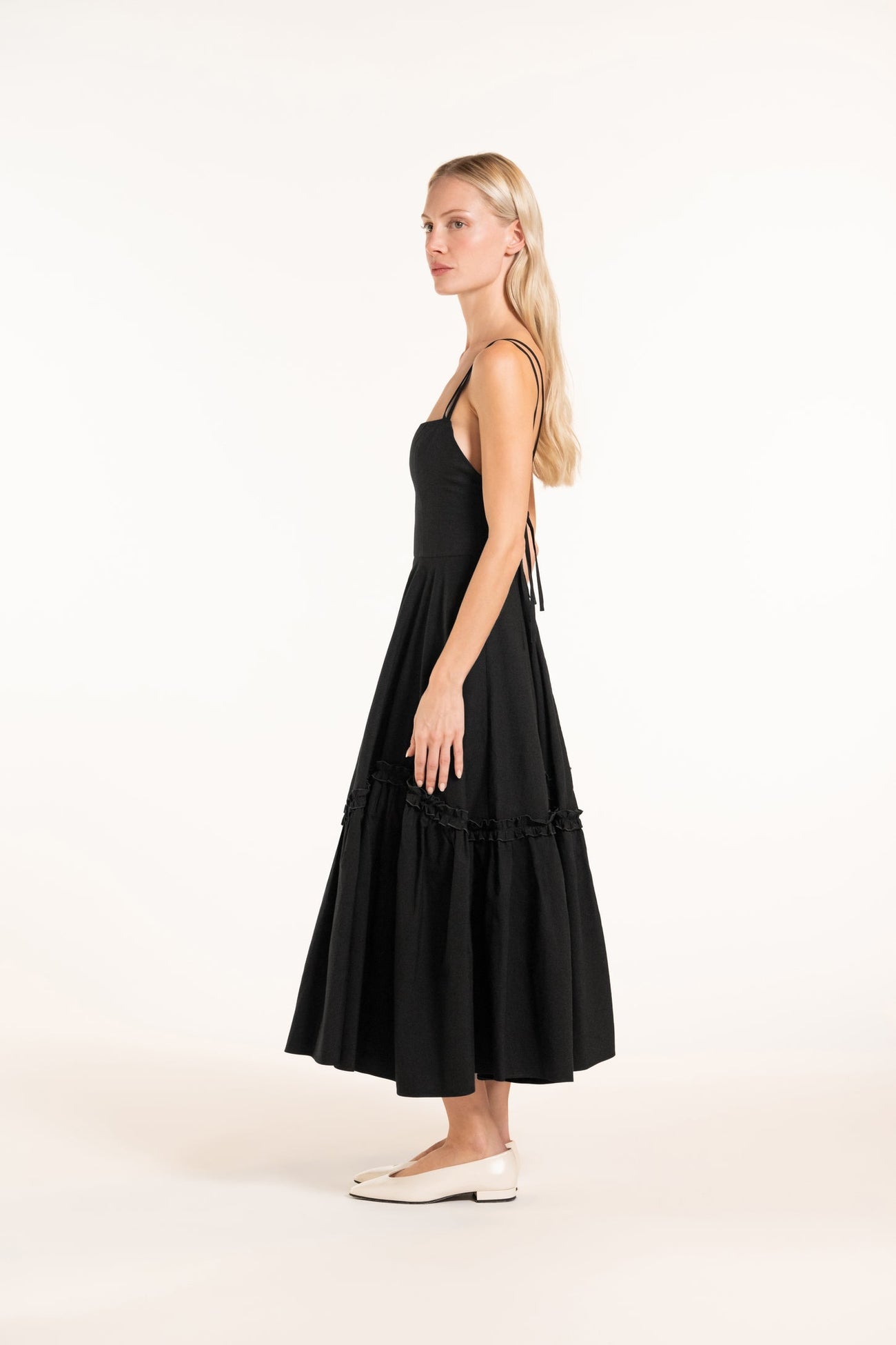 Alvana Dress - Black - Solid