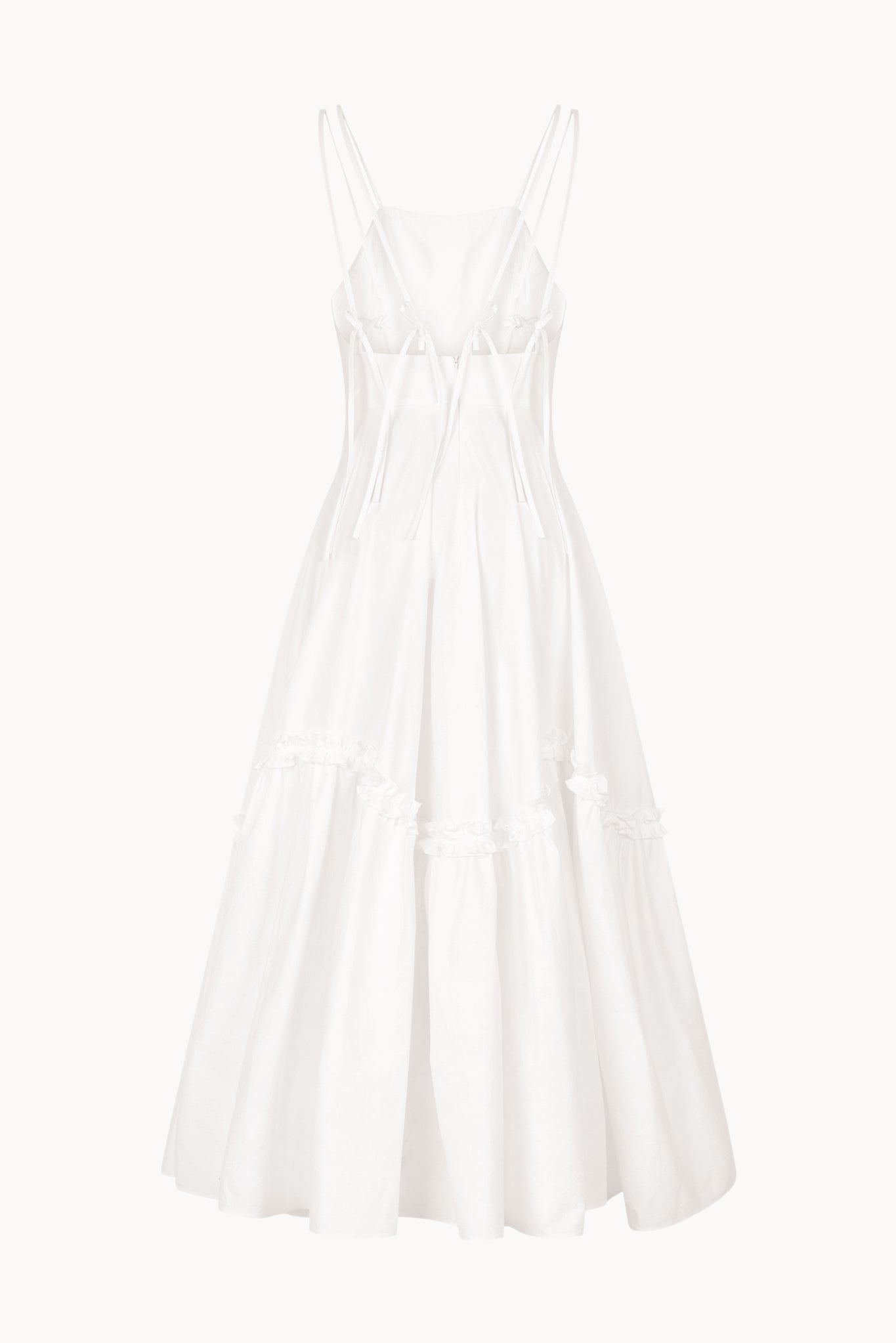 Alvana Dress - White - Solid