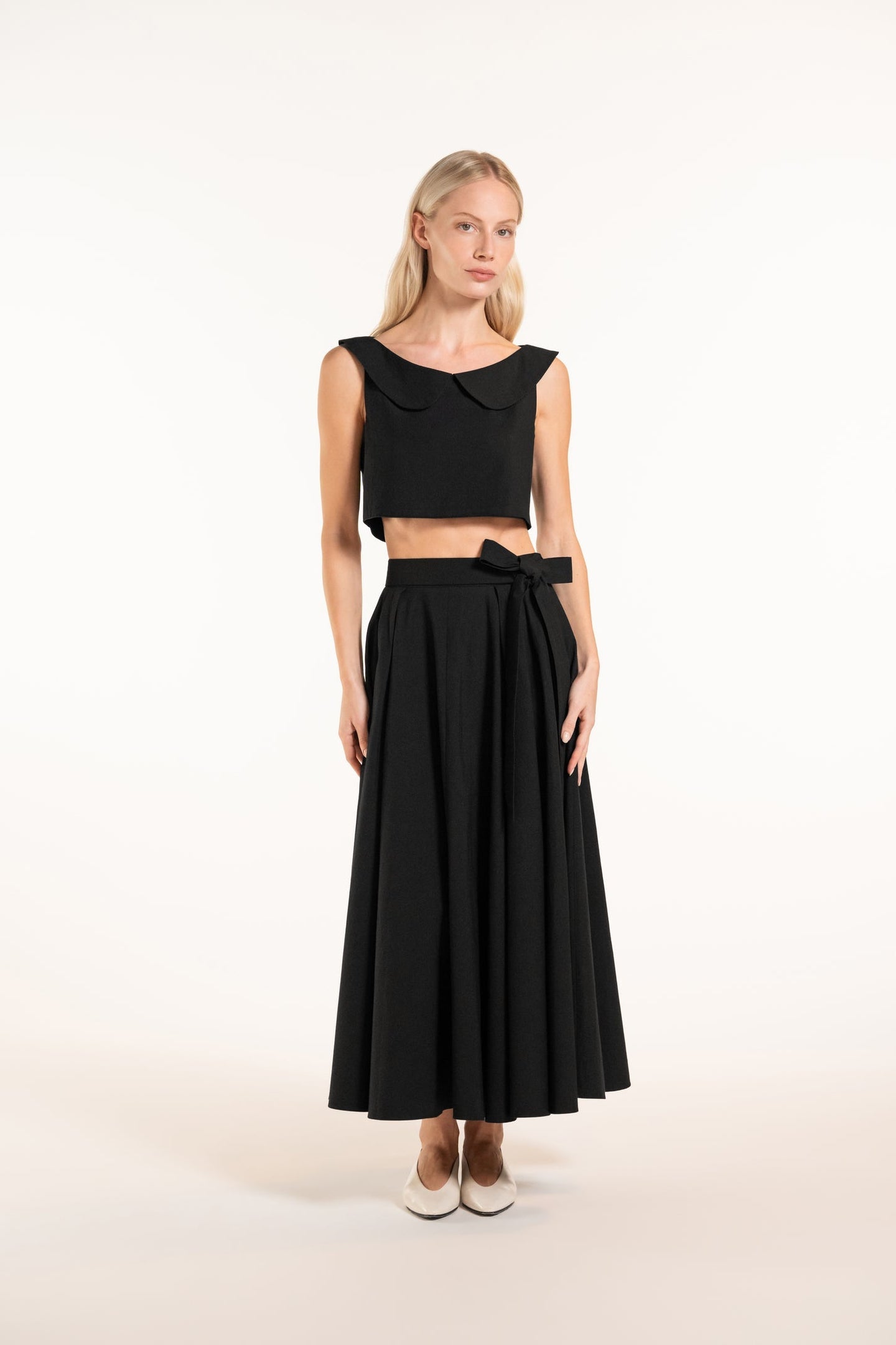 Gabriella Top - Black - Solid