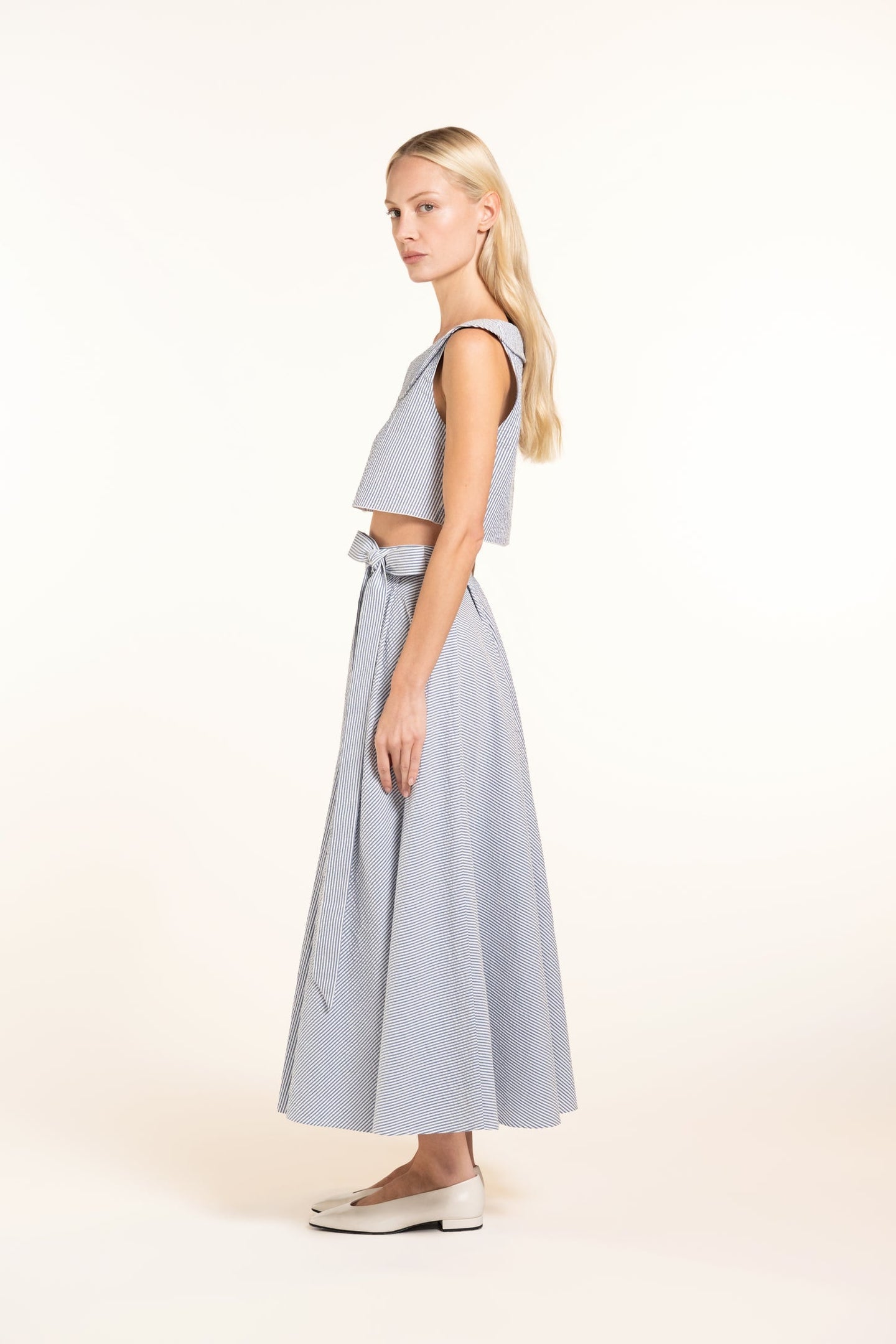 Anane Skirt - Ice - Stripes