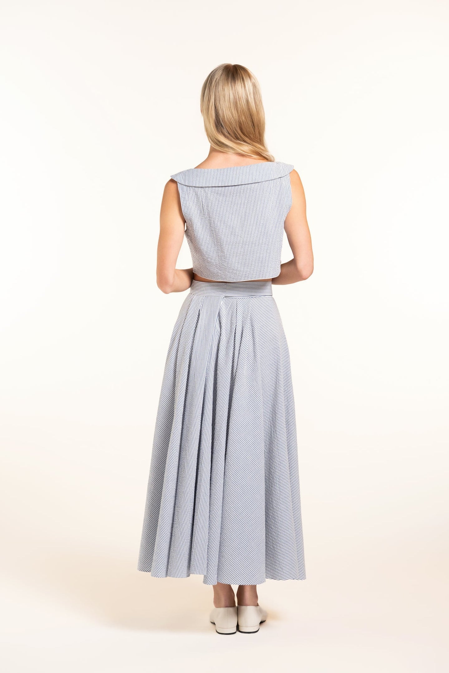 Anane Skirt - Ice - Stripes