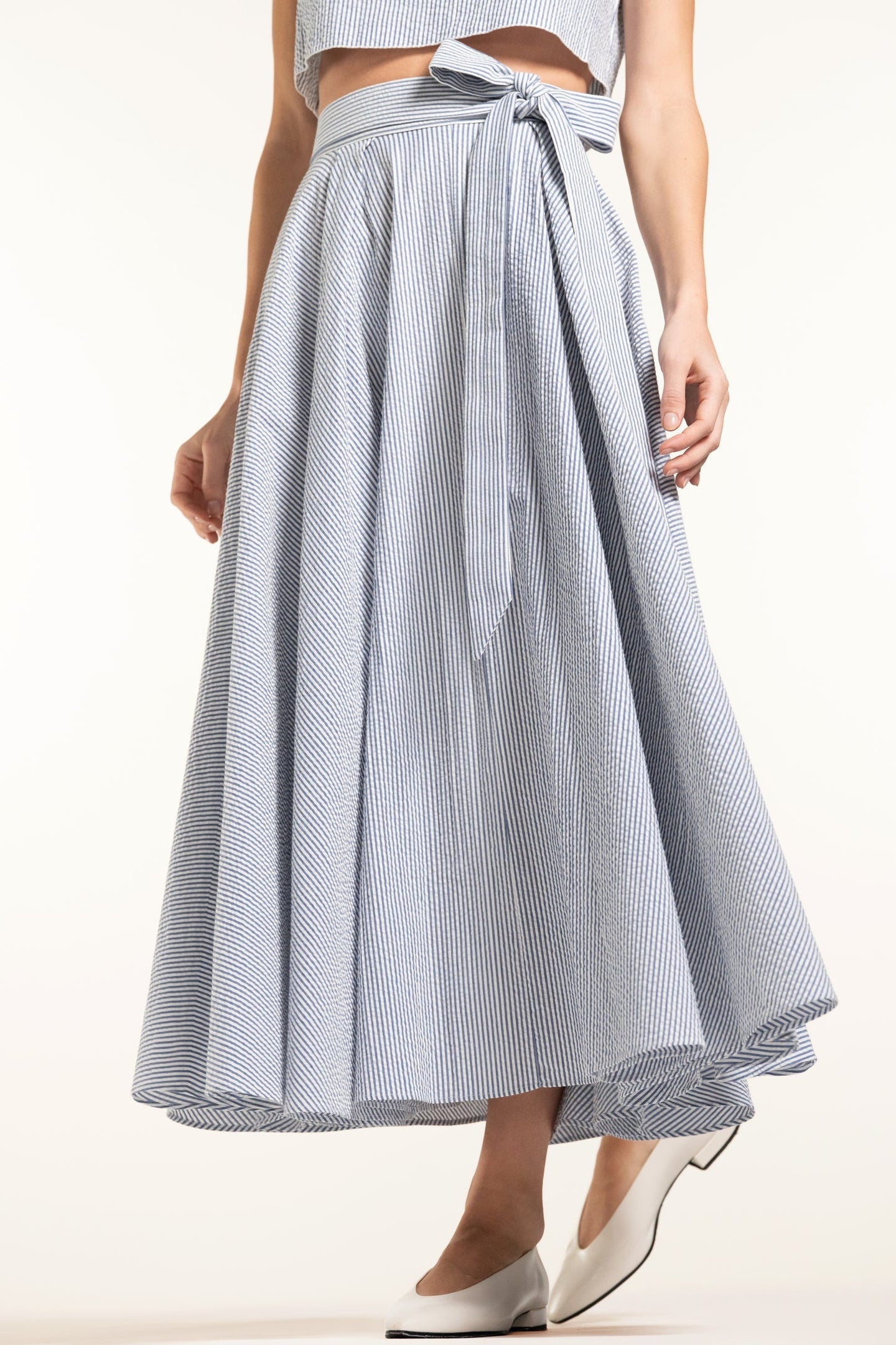 Anane Skirt - Ice - Stripes