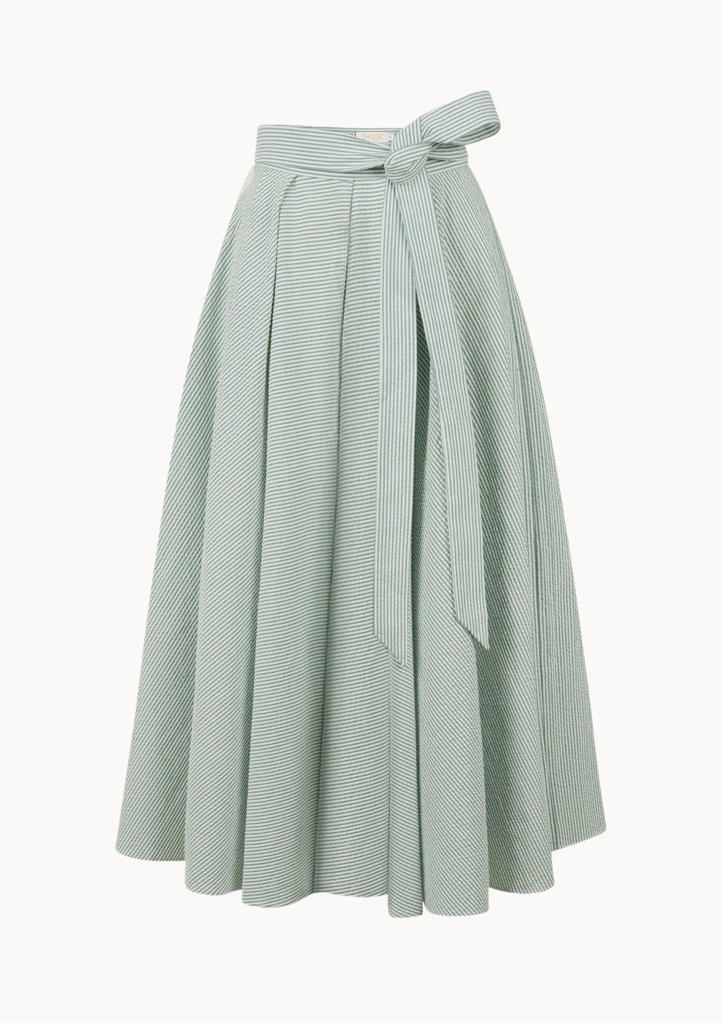 Anane Skirt - Sage - Stripes