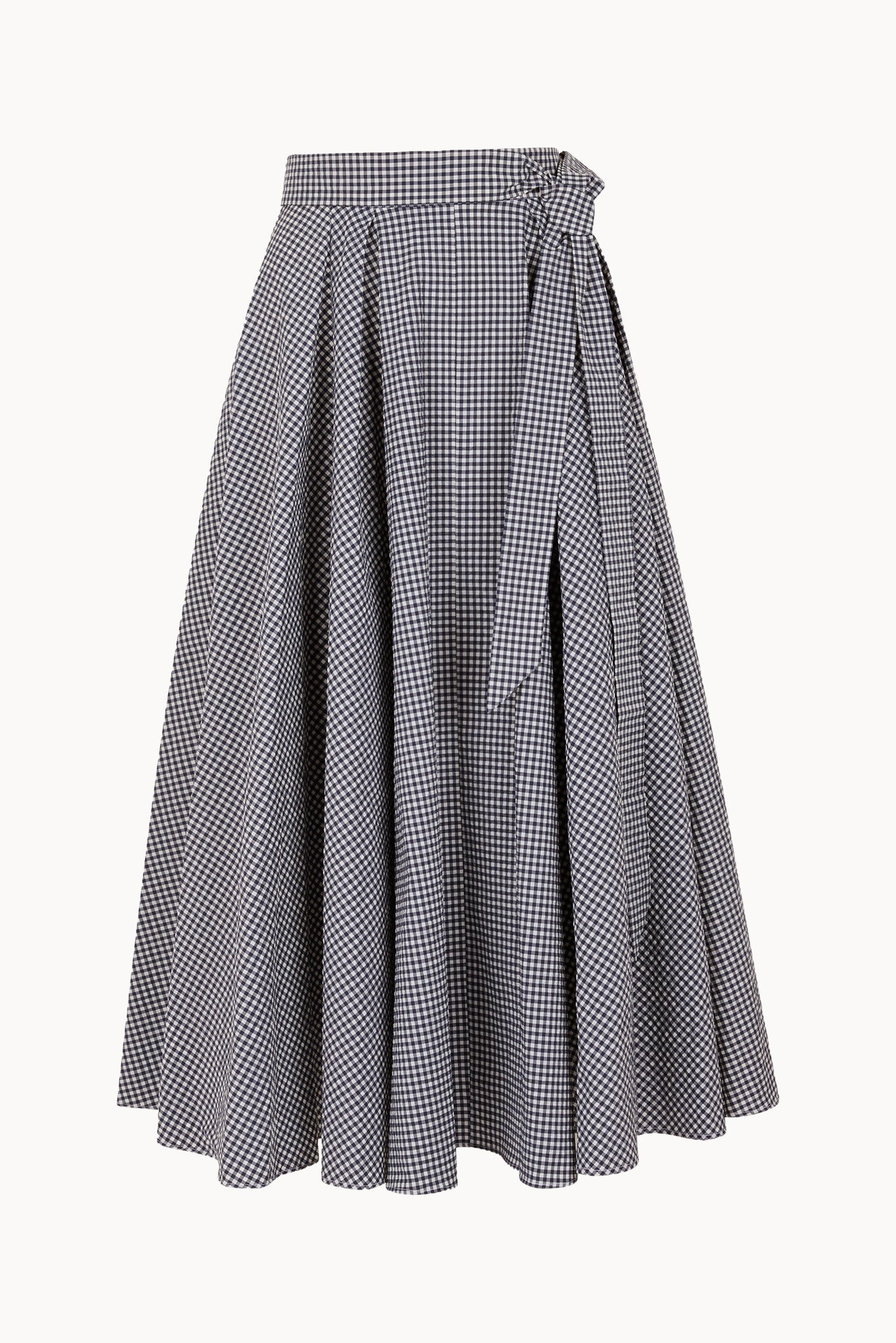 Anane Skirt - Navy - Gingham