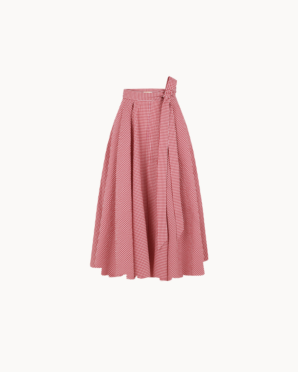 Zhiggie Anane Skirt in cherry gingham