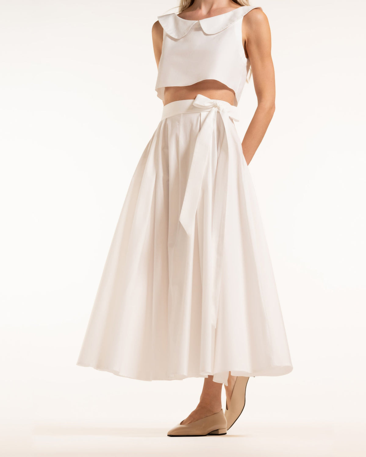 Zhiggie Anane Skirt in white