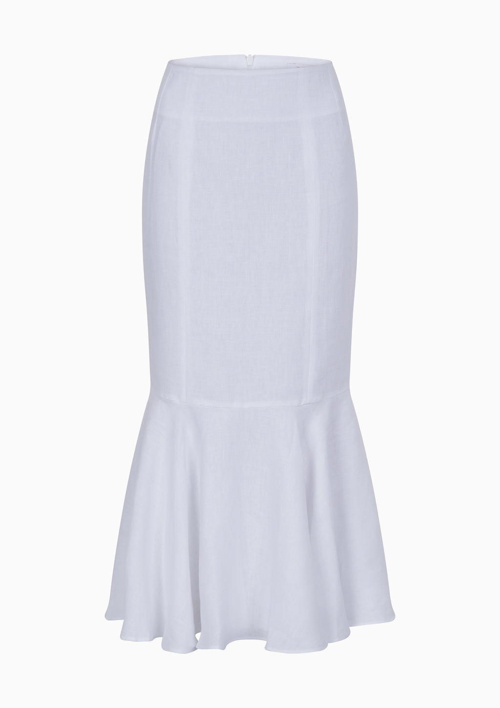 Annette linen skirt, WHITE – ZHIGGIE