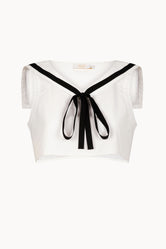 Zhiggie Aria Top in white