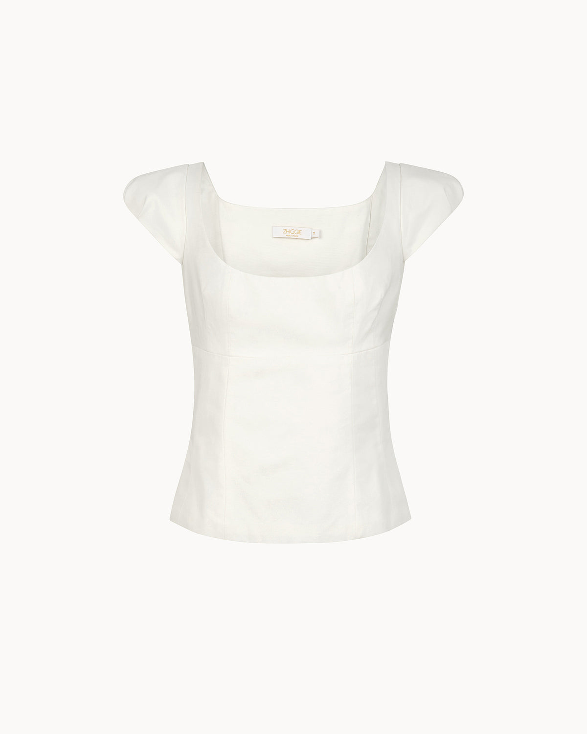 Zhiggie Dusana Top in white