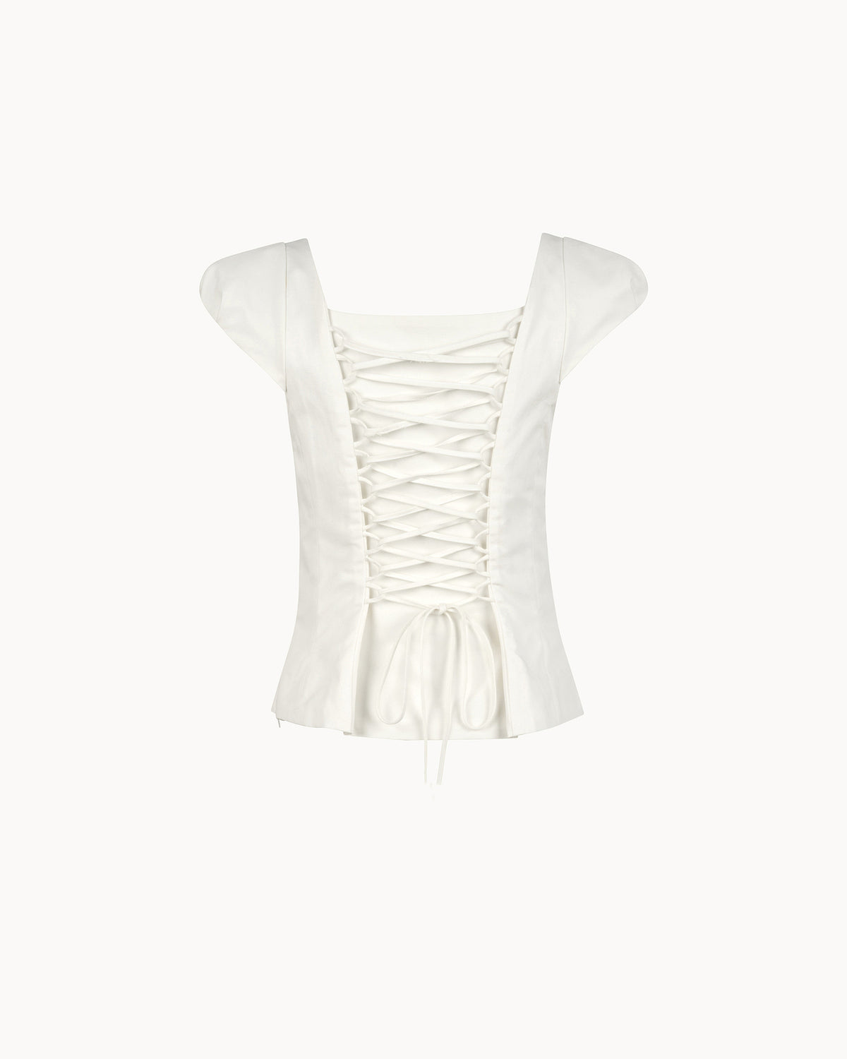 Zhiggie Dusana Top in white
