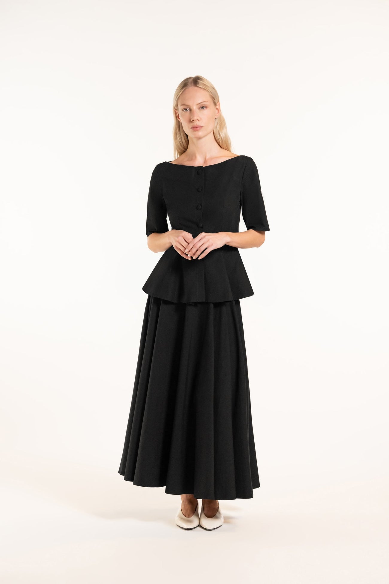 Candice Top - Black - Solid