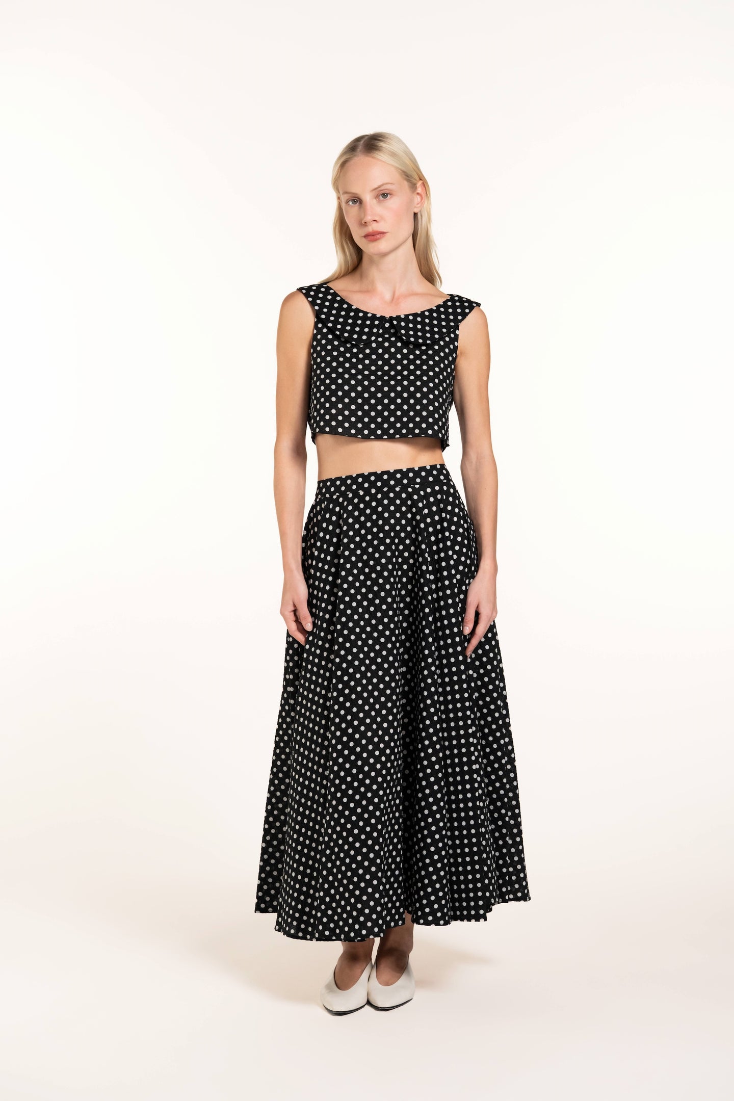 Babilou Skirt - Black - Polkadots