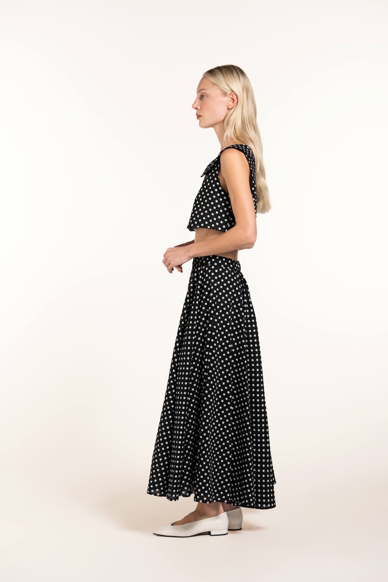 Babilou Skirt - Black - Polkadots