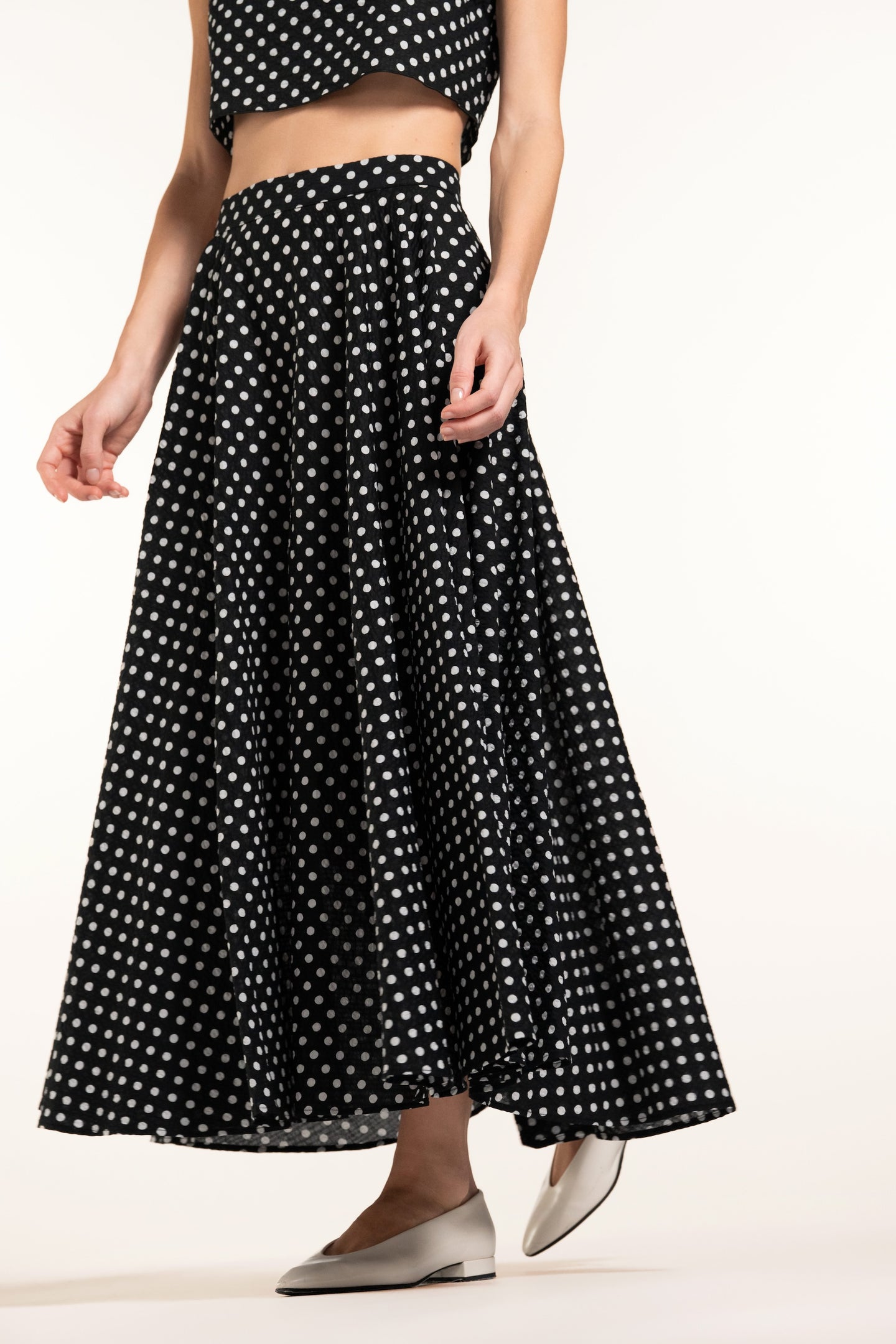 Babilou Skirt - Black - Polkadots