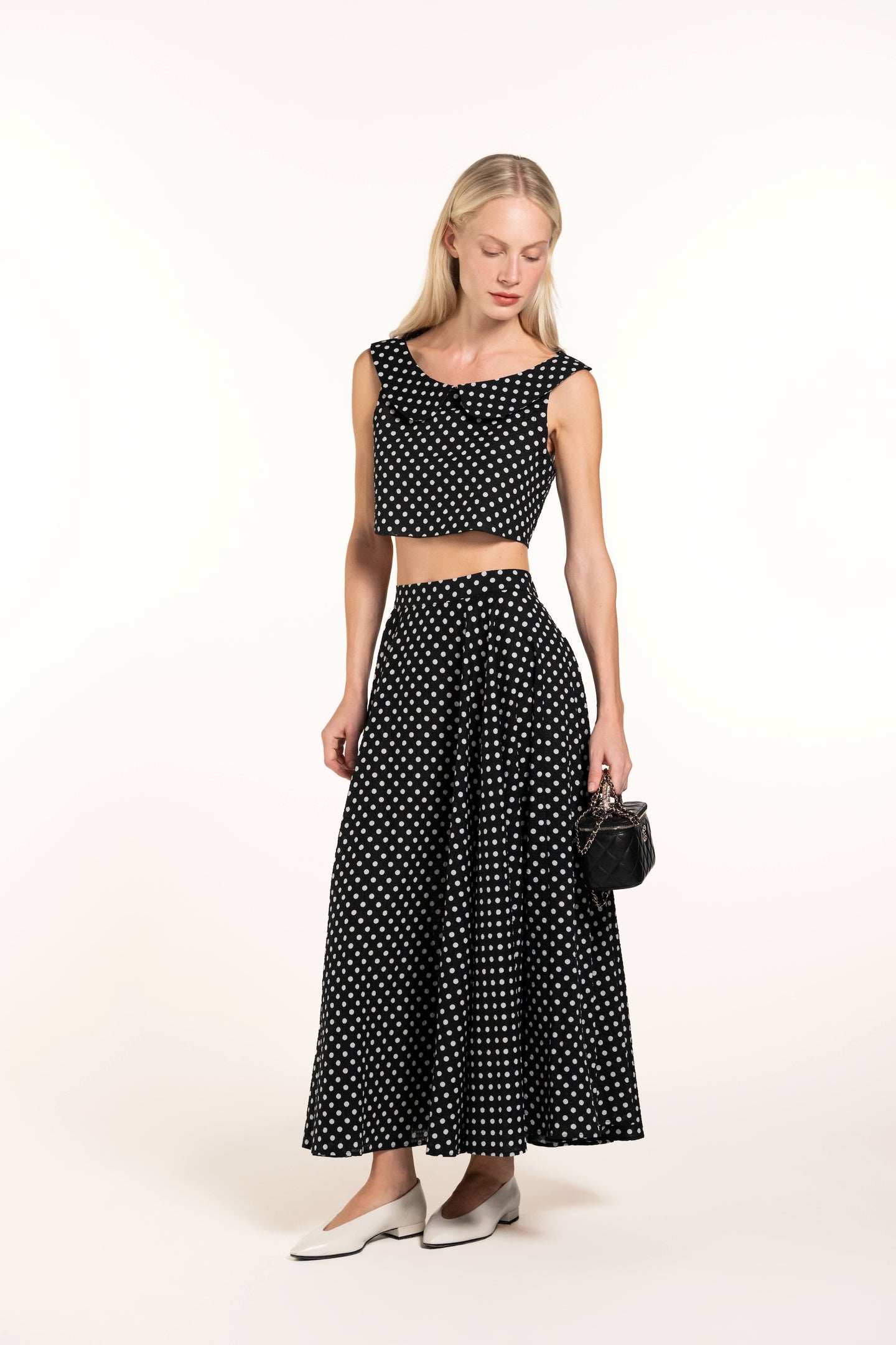 Babilou Skirt - Black - Polkadots