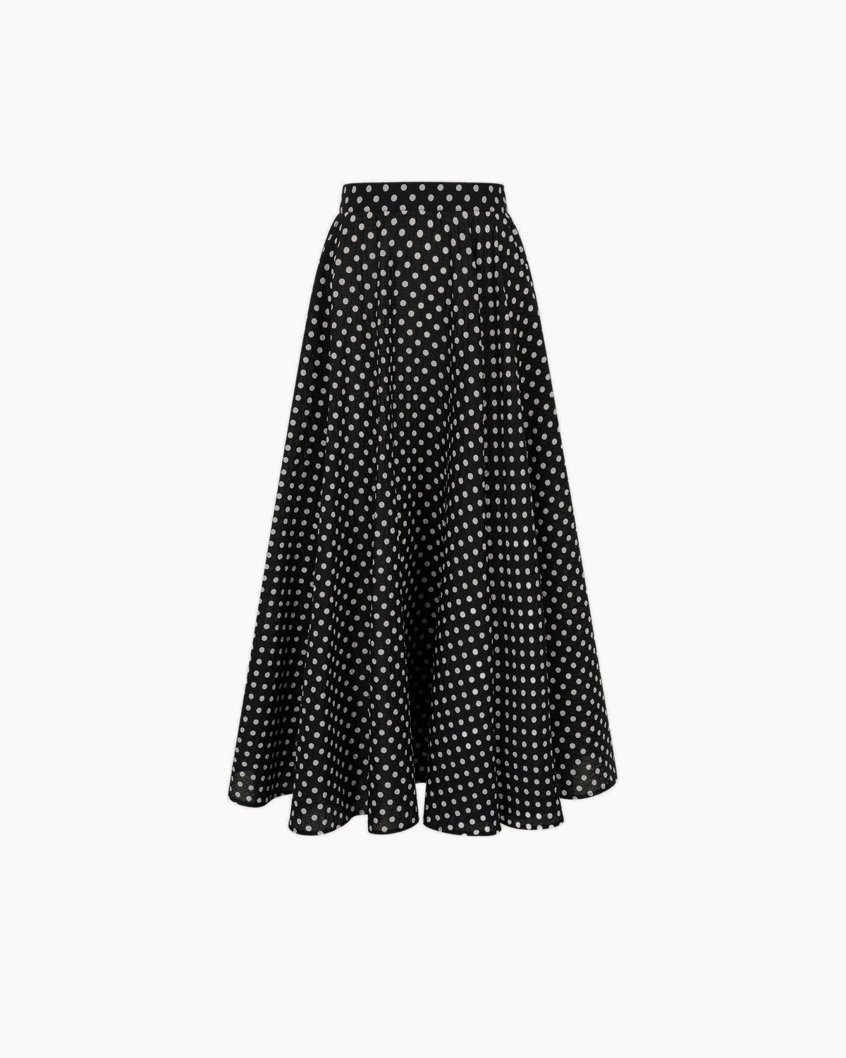Zhiggie Babilou Skirt in black polka dots