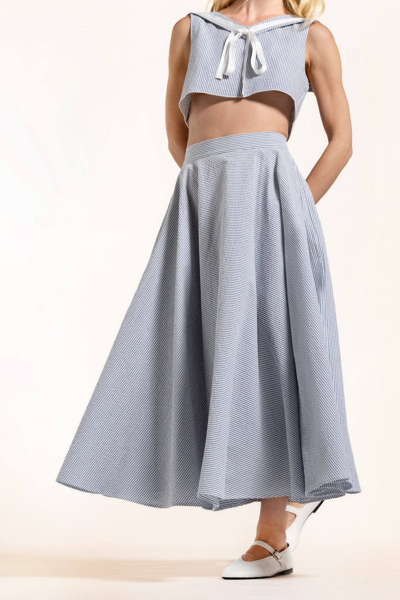 Babilou Skirt - Ice - Stripes