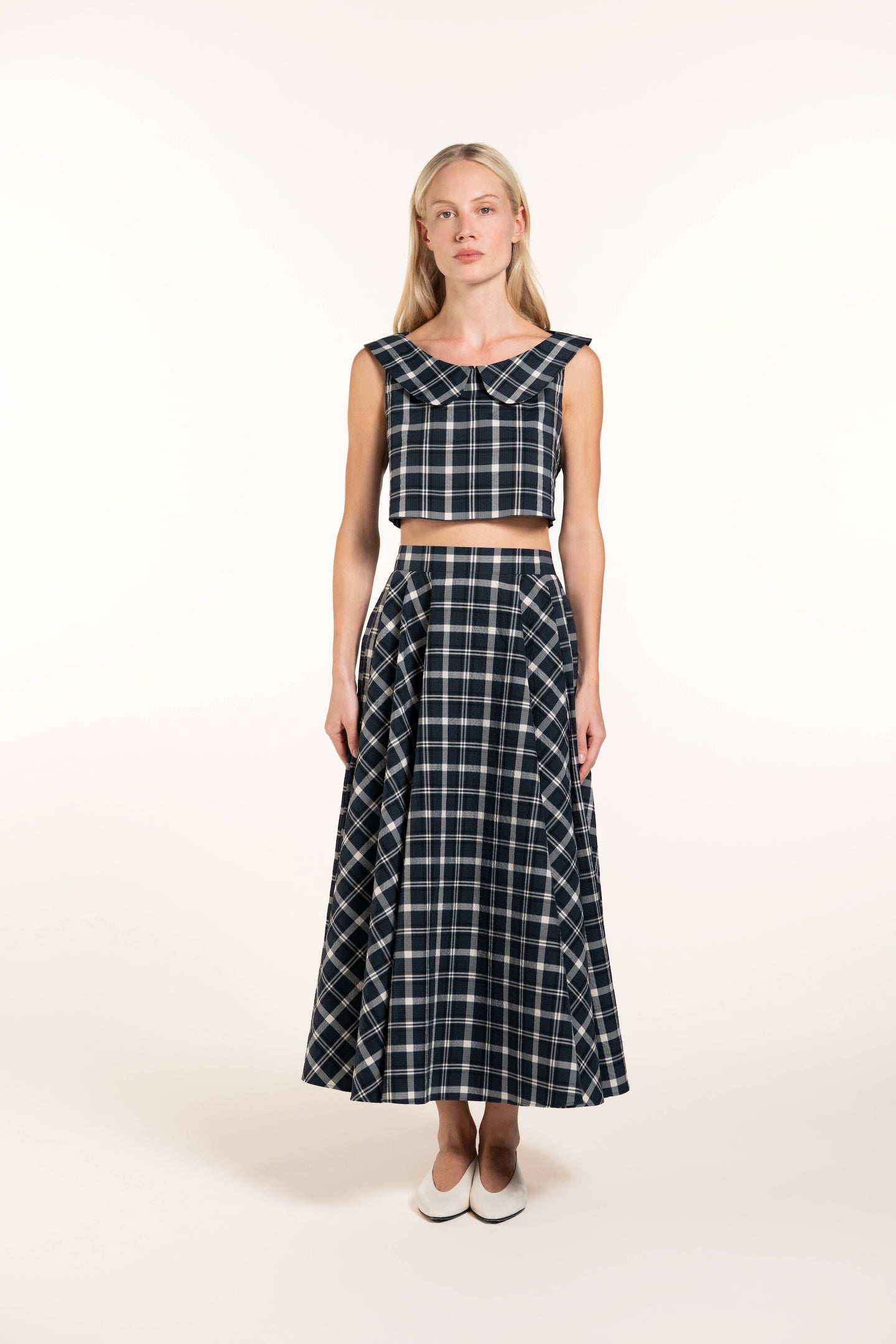 Gabriella Top - Loch - Plaid