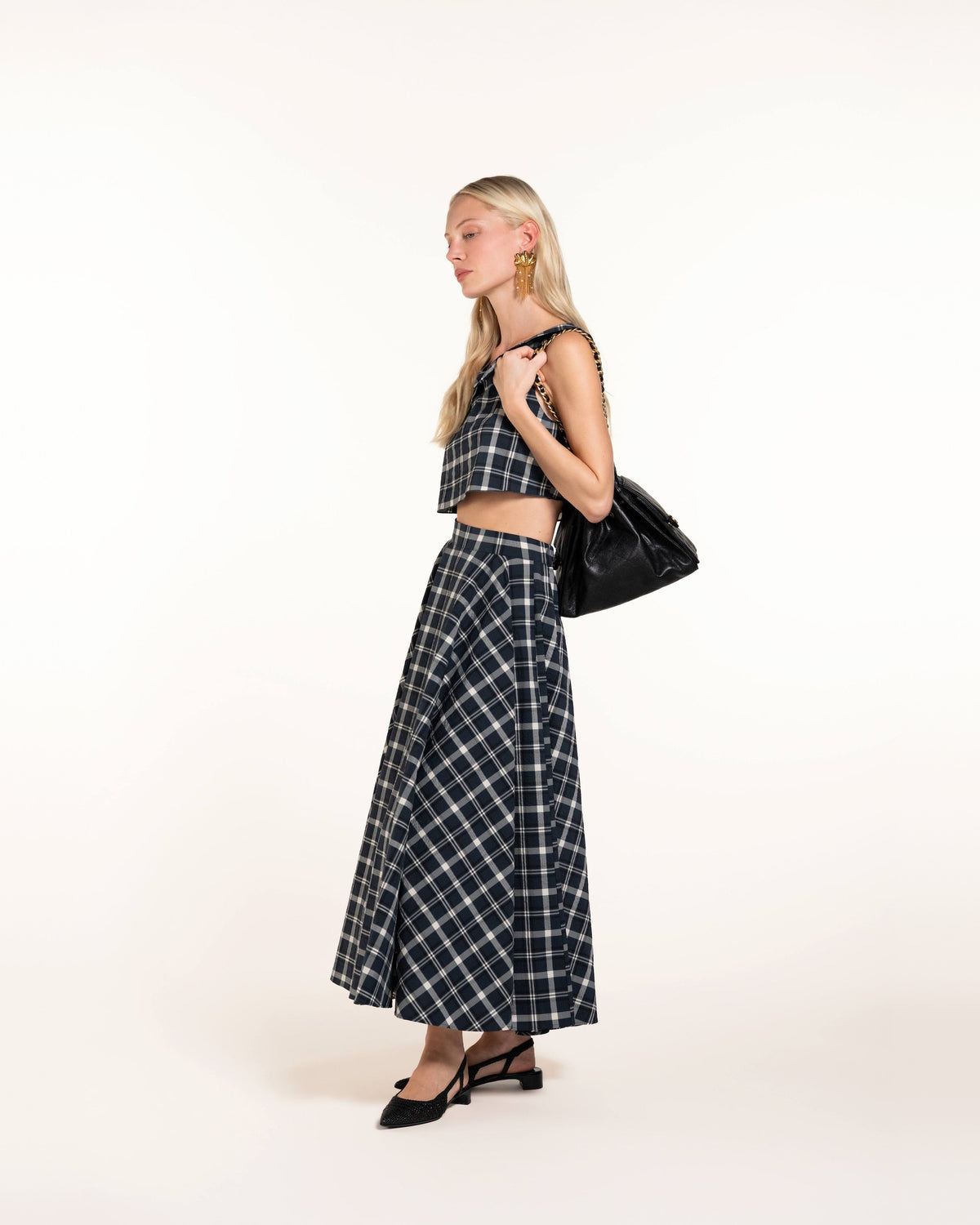 Zhiggie Babilou Skirt in loch plaid