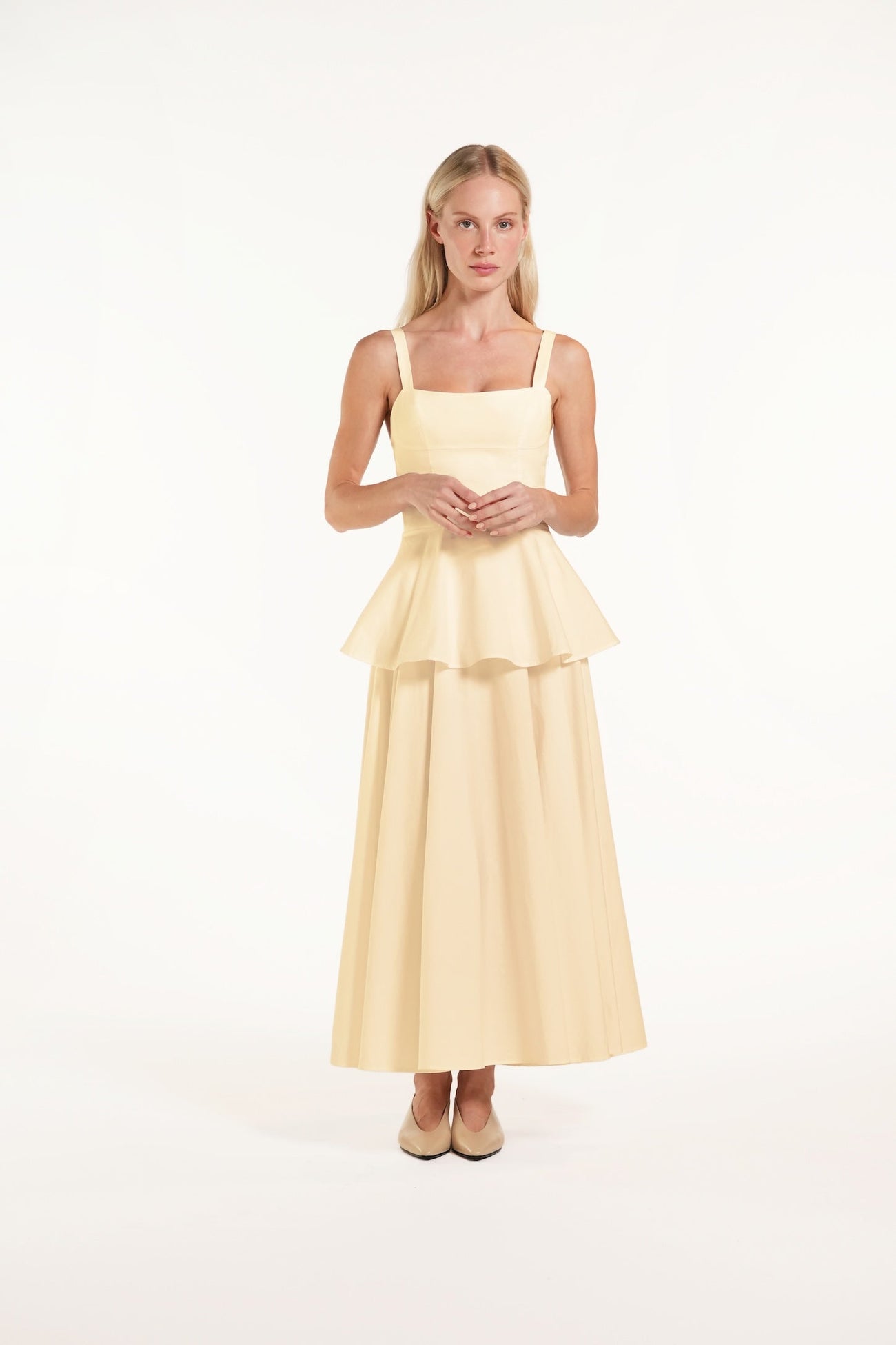 Calypso Top - Light yellow - Solid