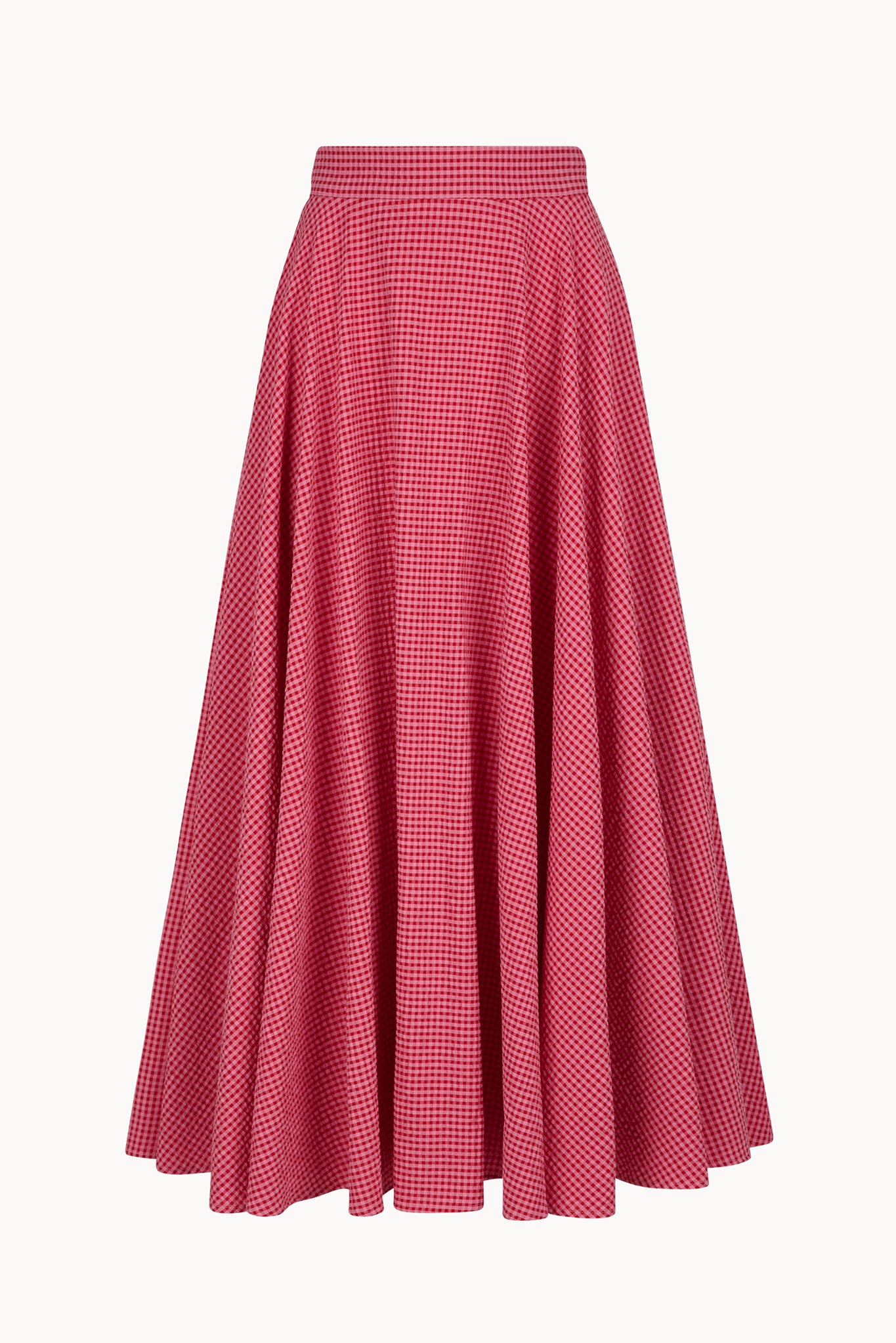Babilou Skirt - Raspberry - Gingham