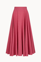 Zhiggie Babilou Skirt in raspberry gingham
