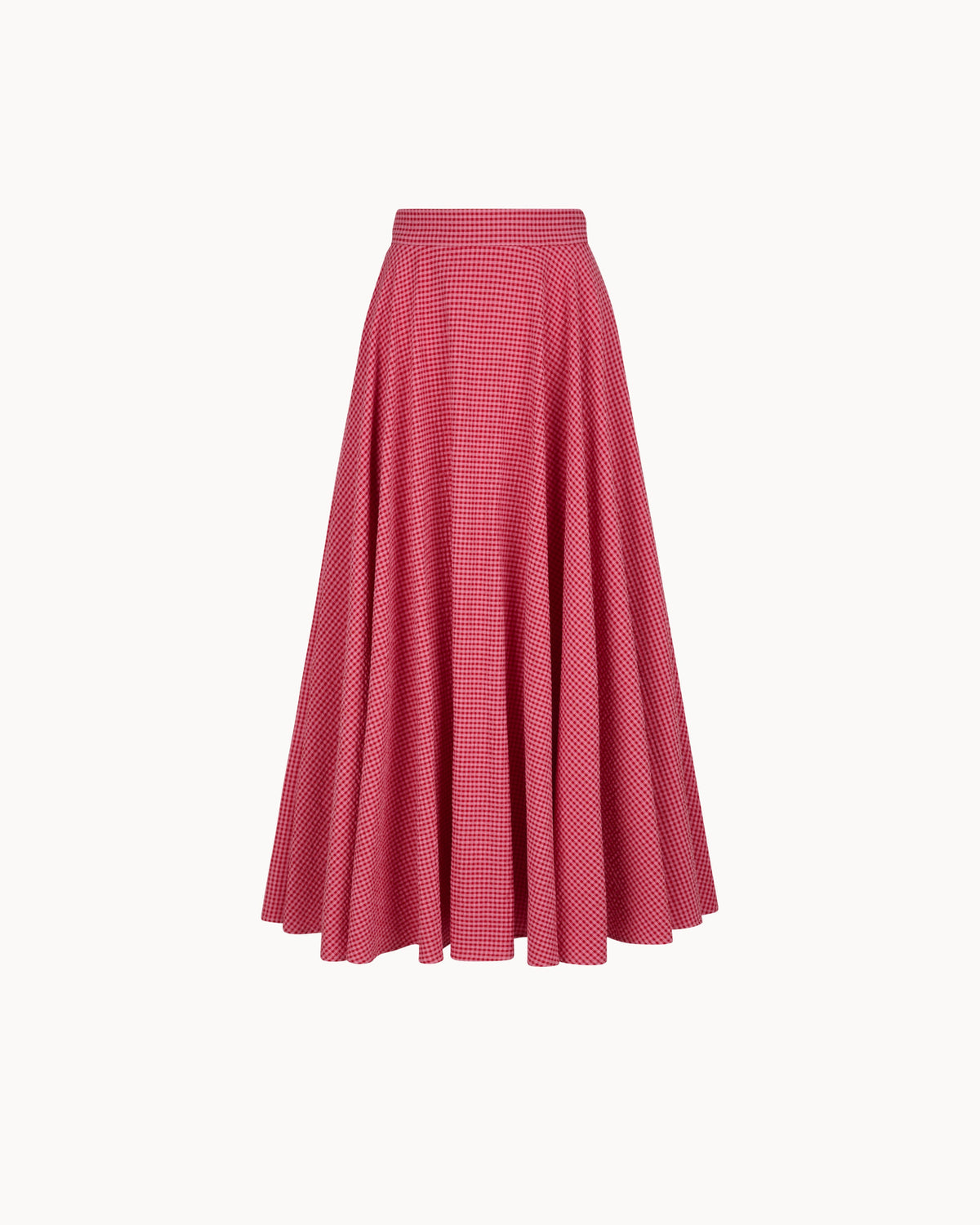 Zhiggie Babilou Skirt in raspberry gingham