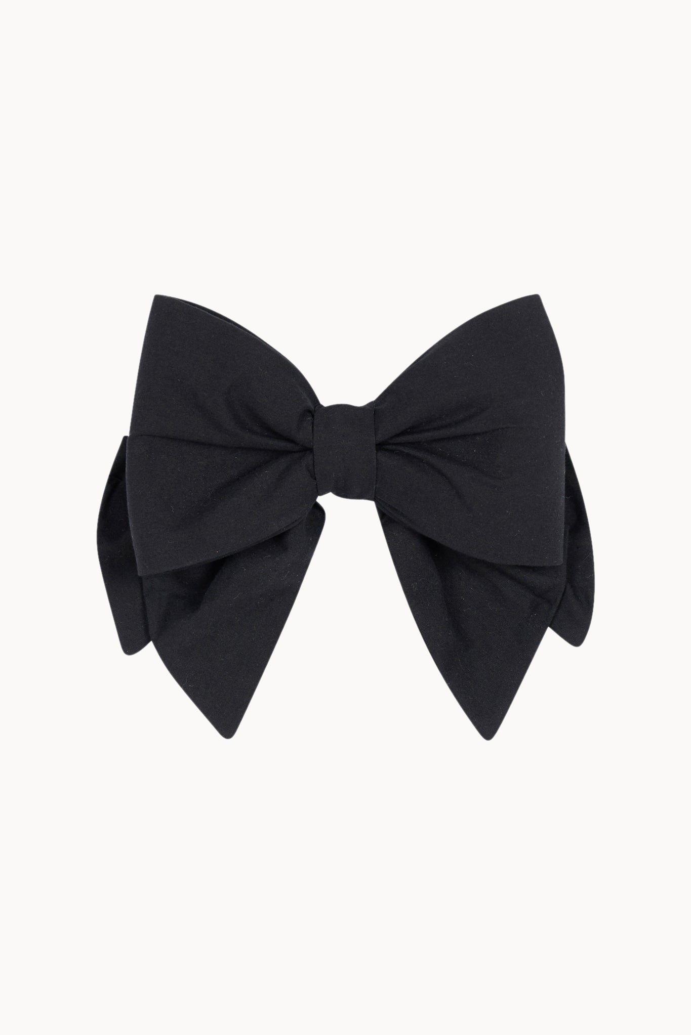 Large Hair Bow - Black - Black