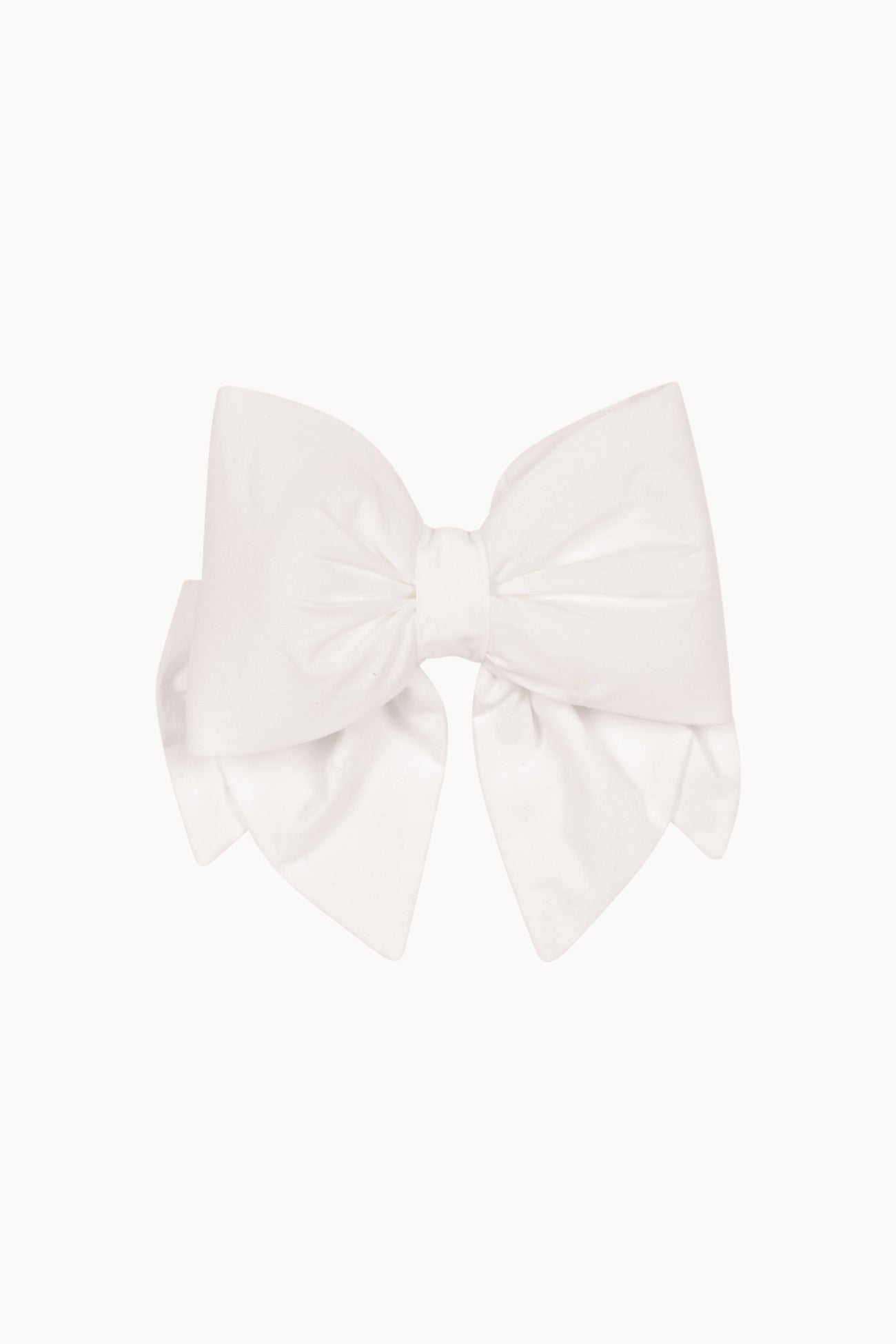 Large Hair Bow - White - Solid
