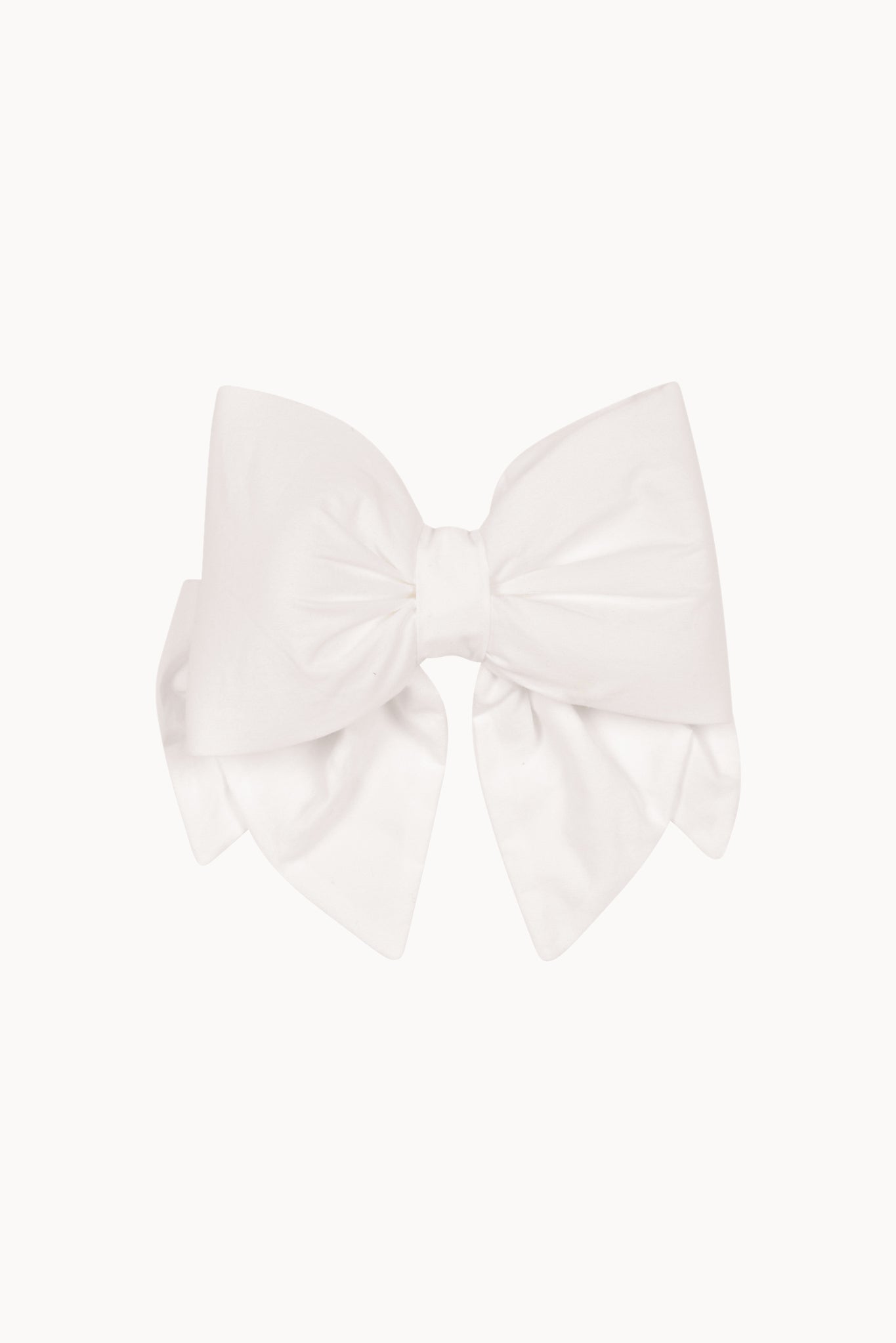 Large Hair Bow - White - Solid