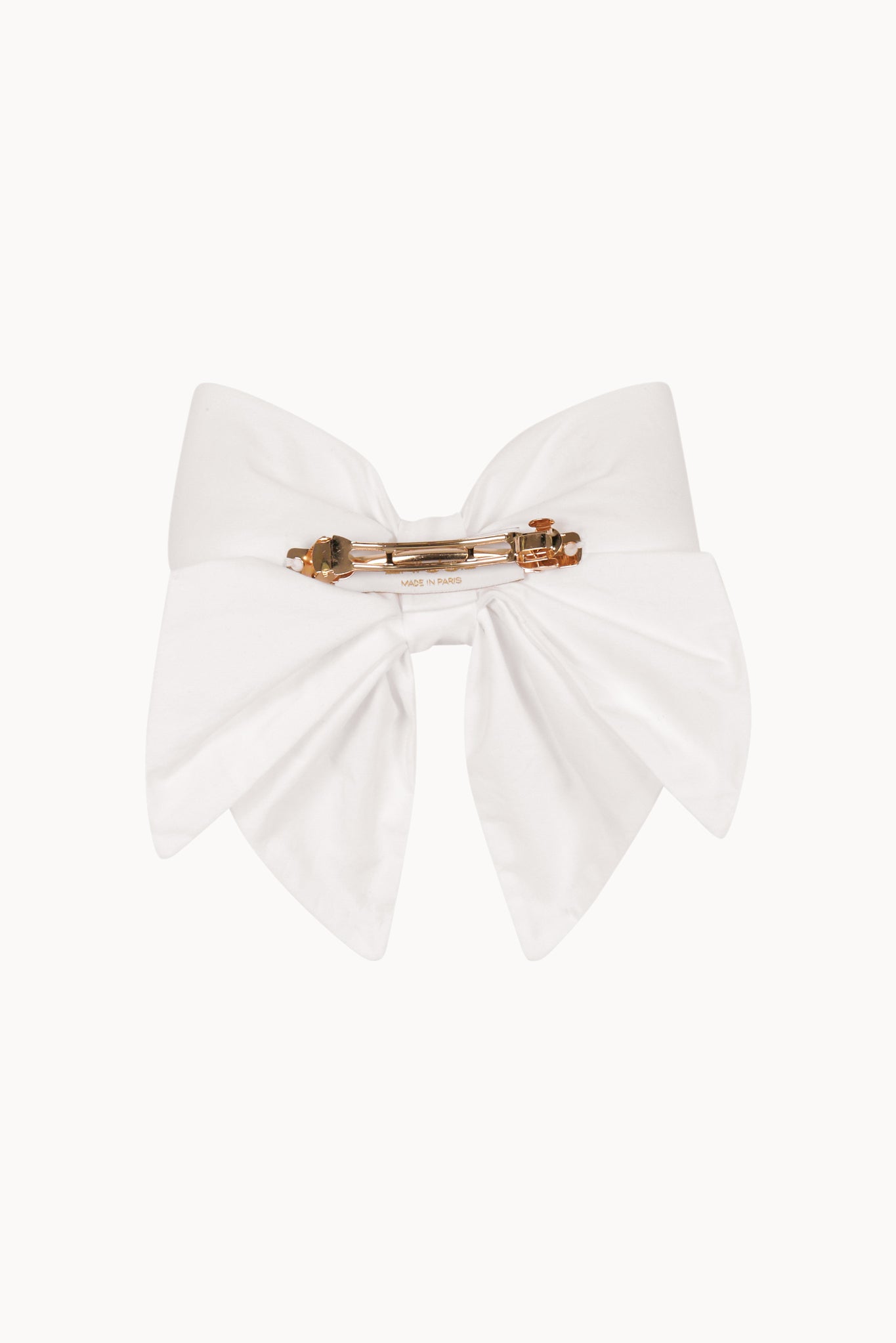 Large Hair Bow - White - Solid
