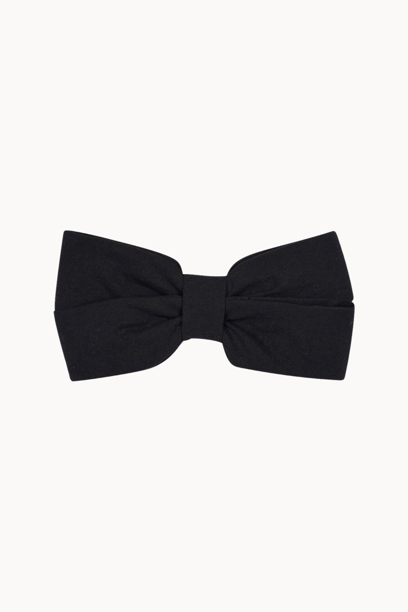 Small Hair Bow - Black - Solid