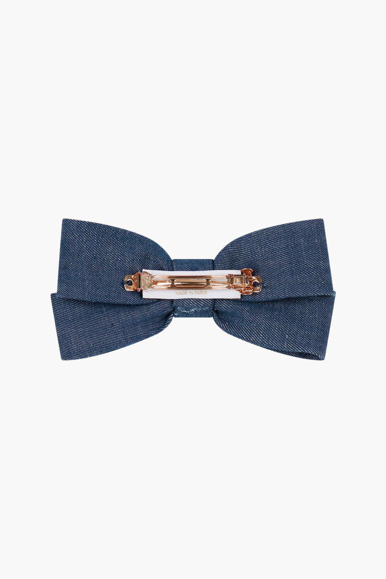 Small Hair Bow - Indigo - Denim