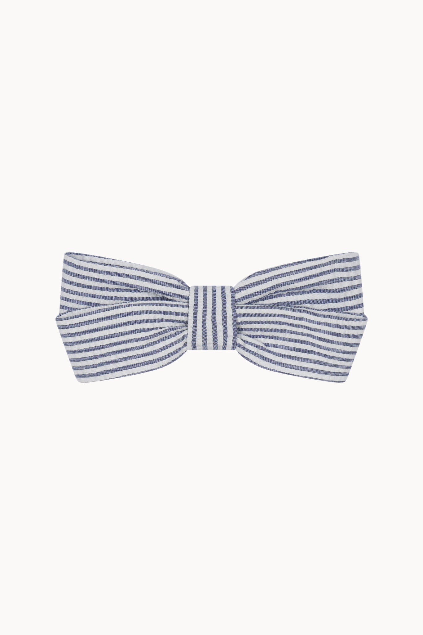 Small Hair Bow - Ice - Stripes
