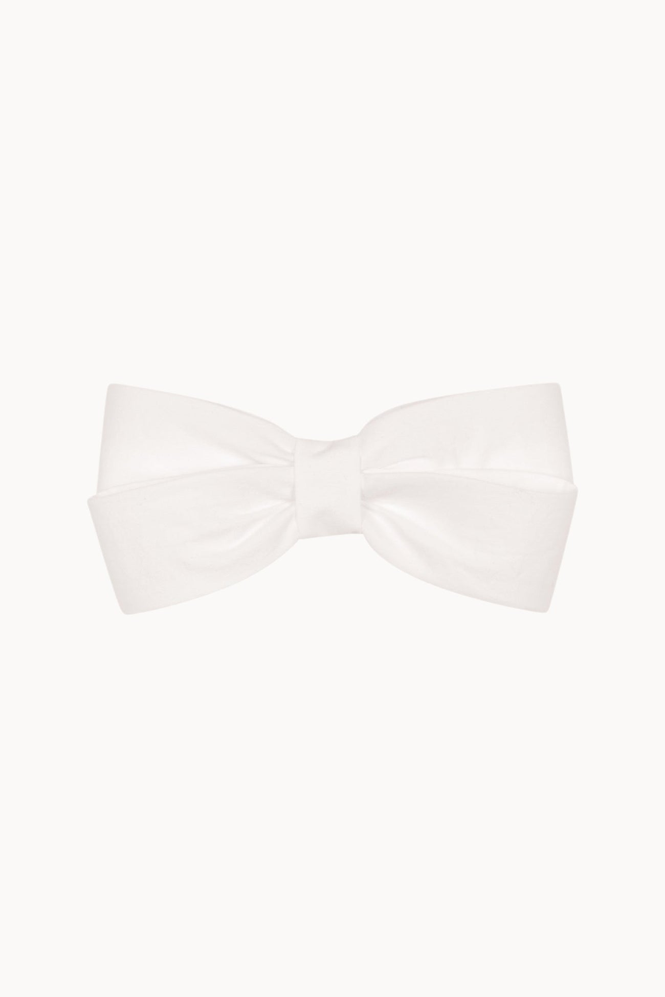Small Hair Bow - White - Solid