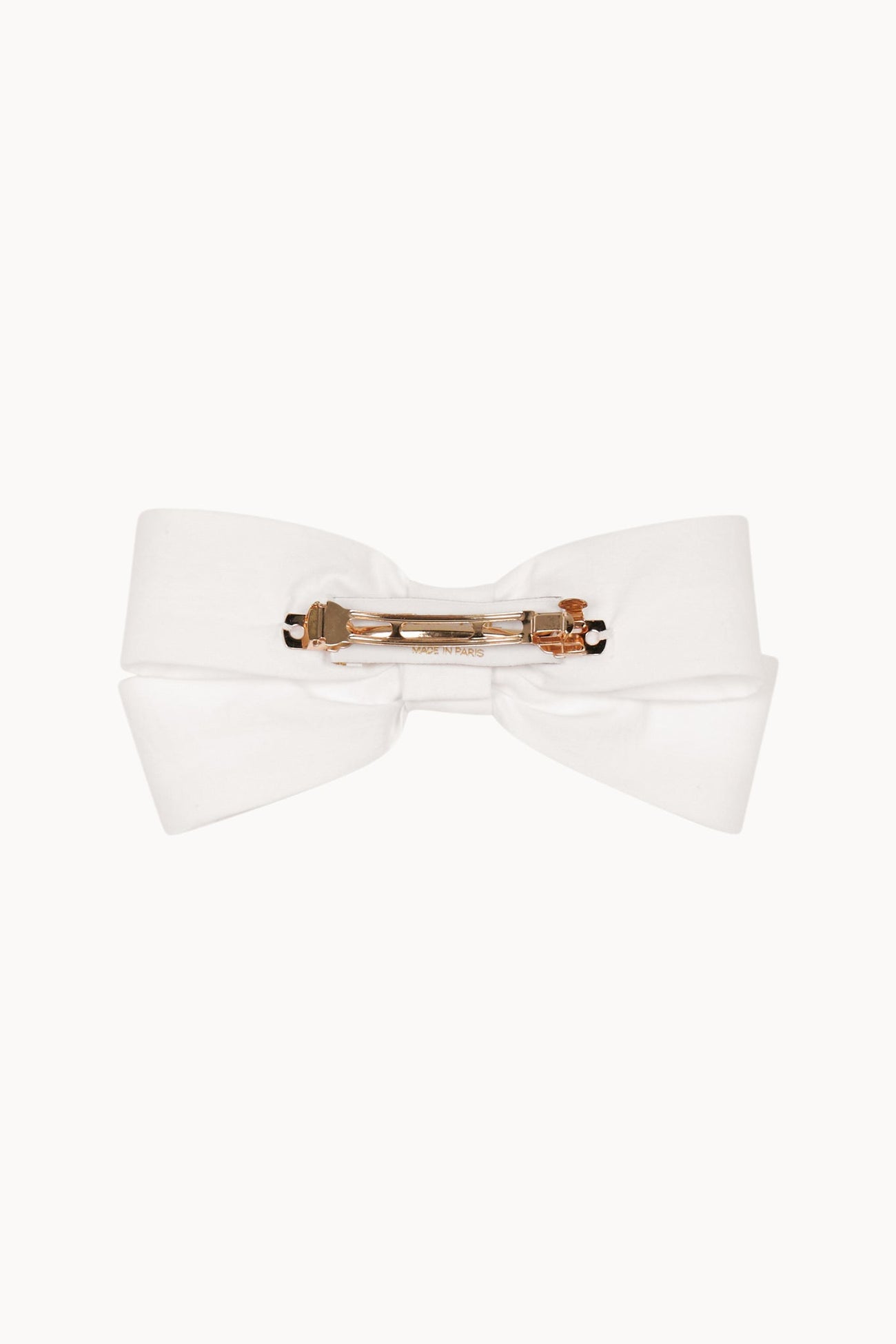 Small Hair Bow - White - Solid