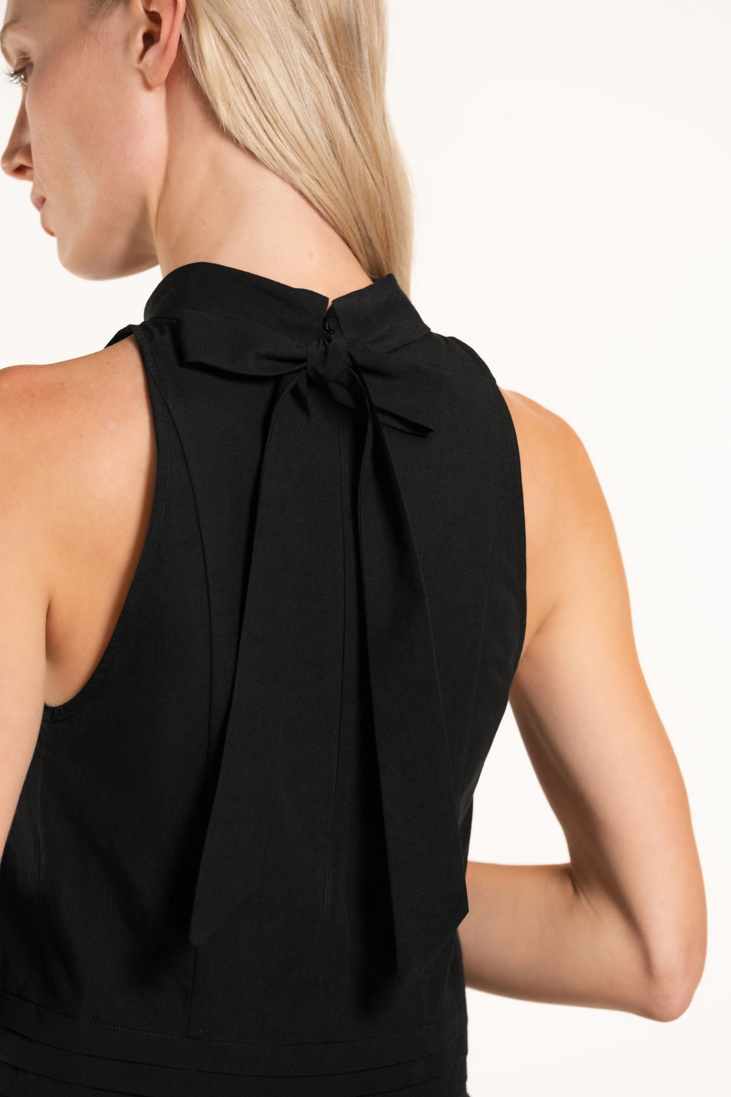 Calixte Top - Black - Solid