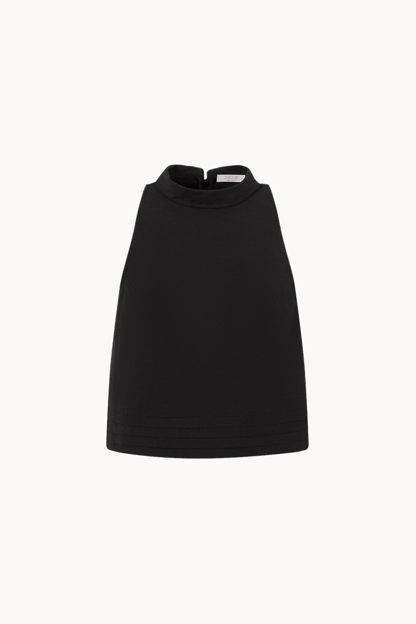 Calixte Top - Black - Solid