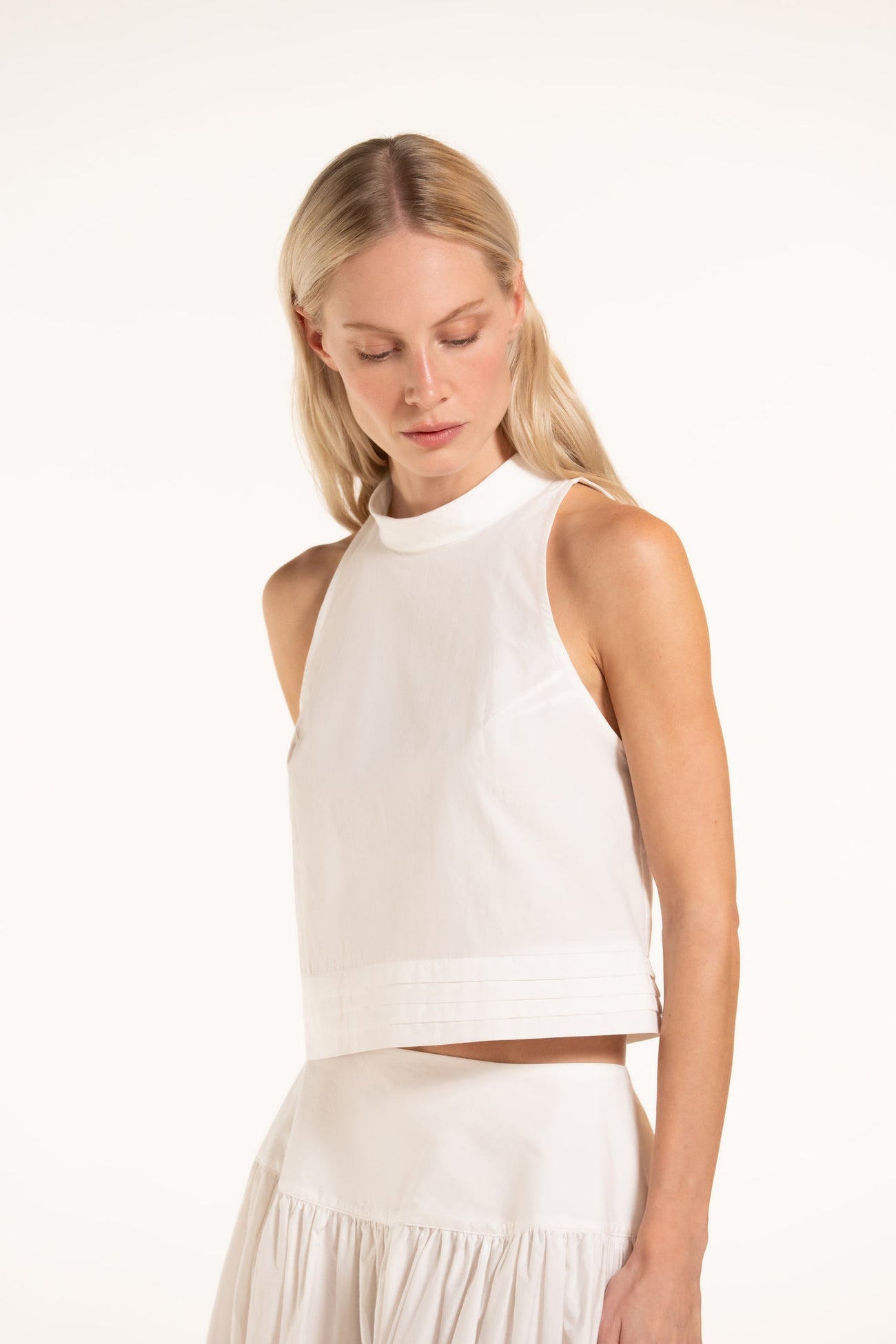 Calixte Top - White - Solid